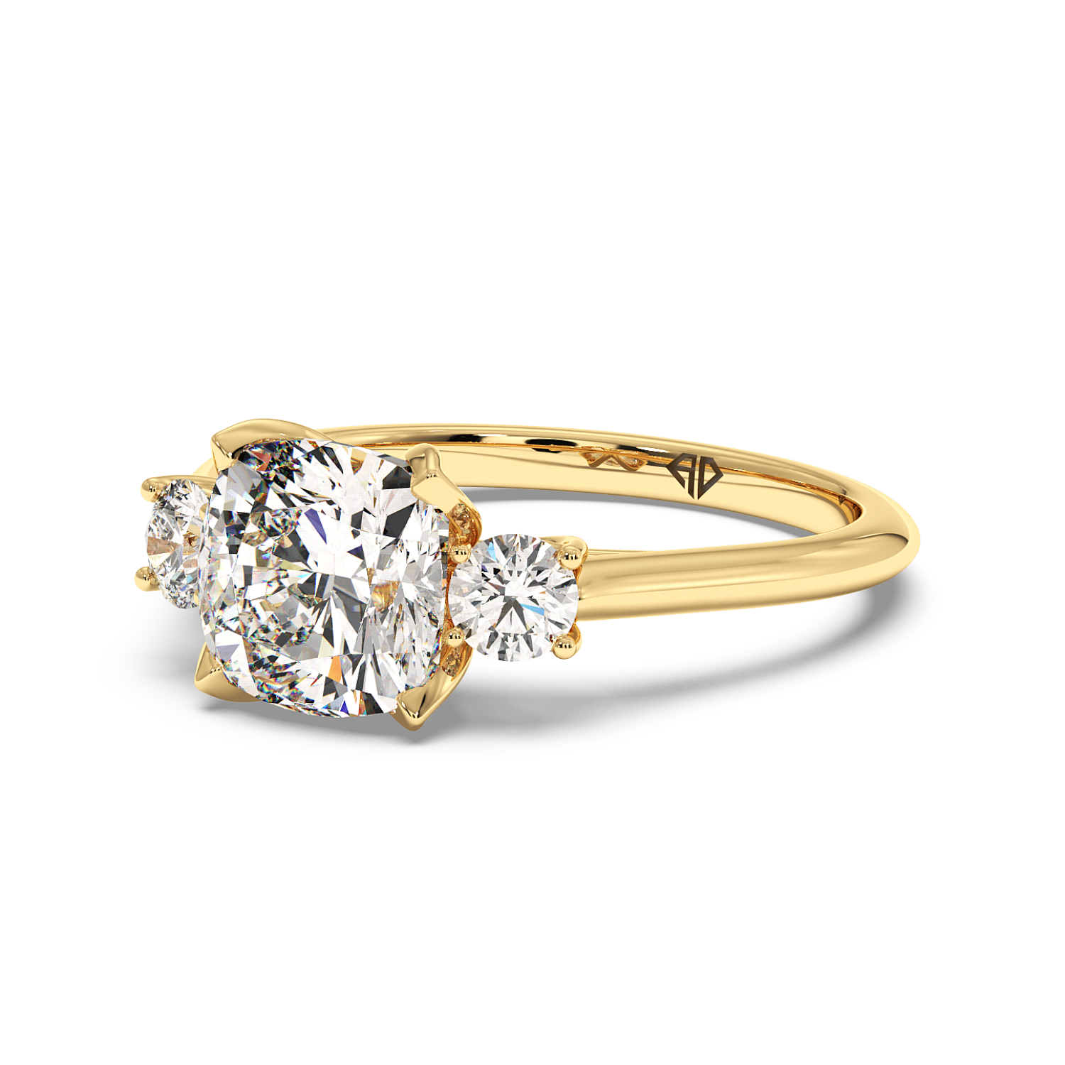 18K Yellow Gold Dolce Engagement Ring