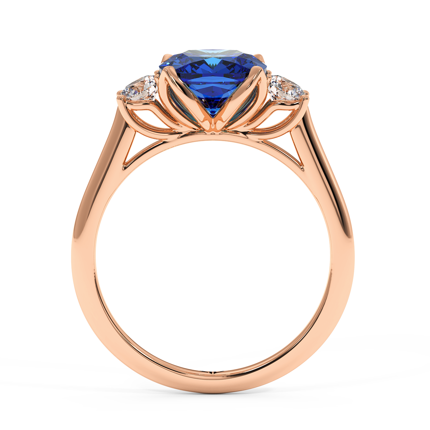 18K Rose Gold Dolce Engagement Ring