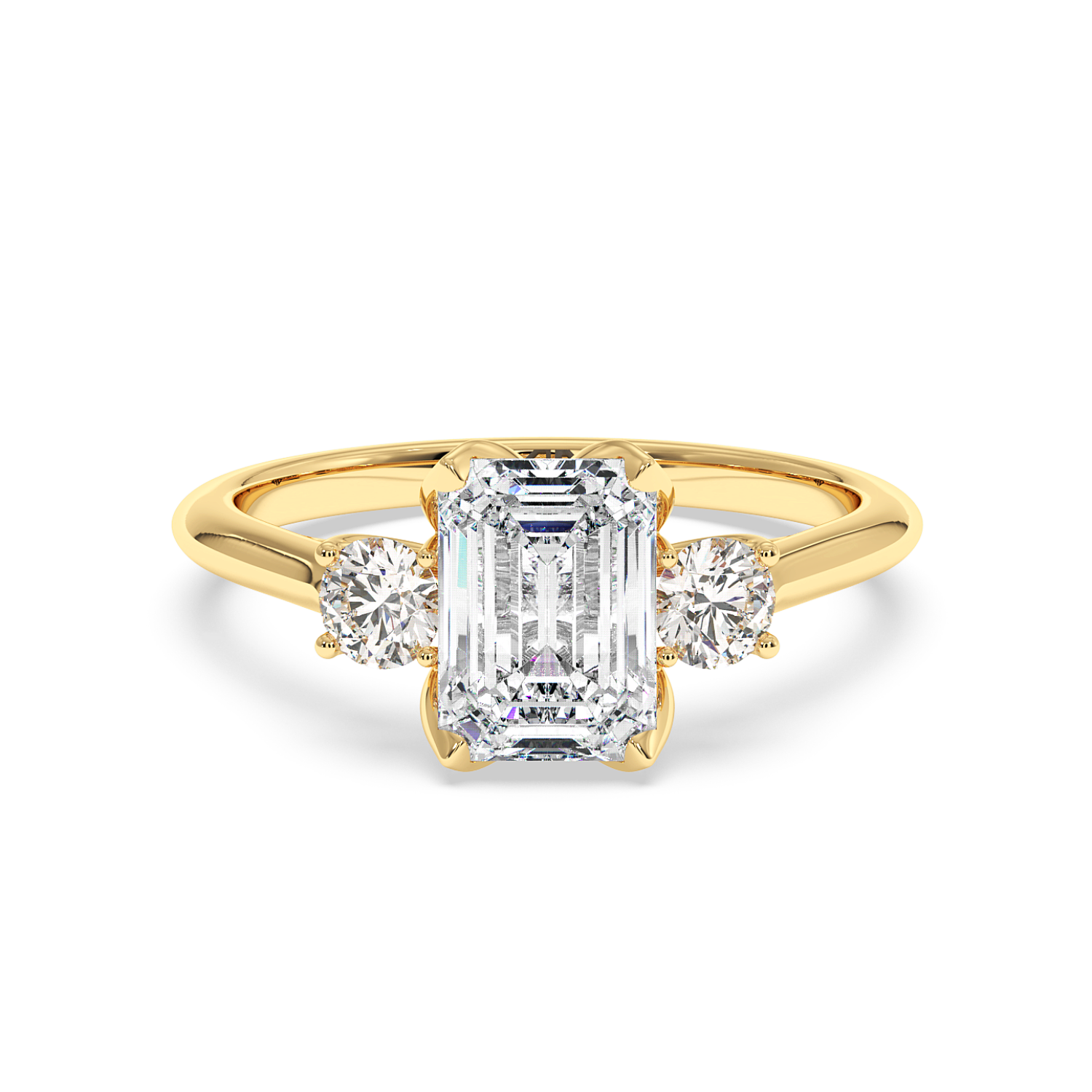 18K Yellow Gold Dolce Engagement Ring