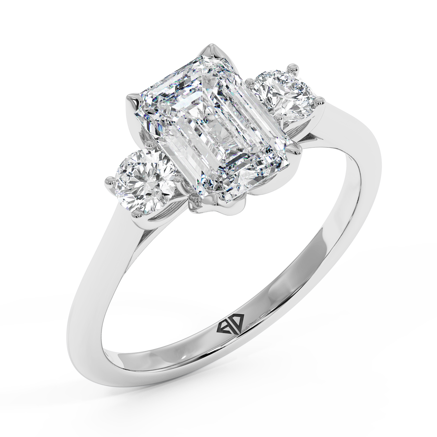 18K White Gold Dolce Engagement Ring