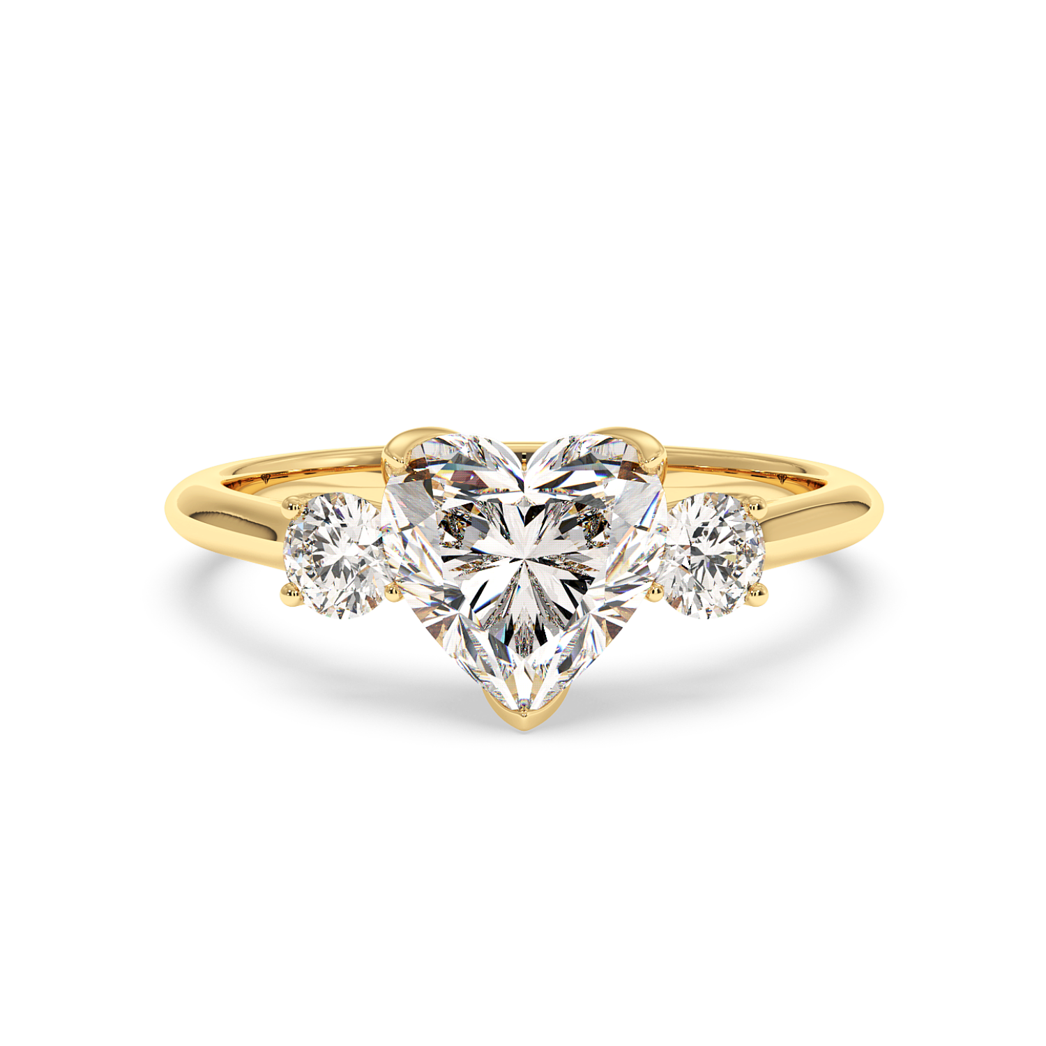 18K Yellow Gold Dolce Engagement Ring