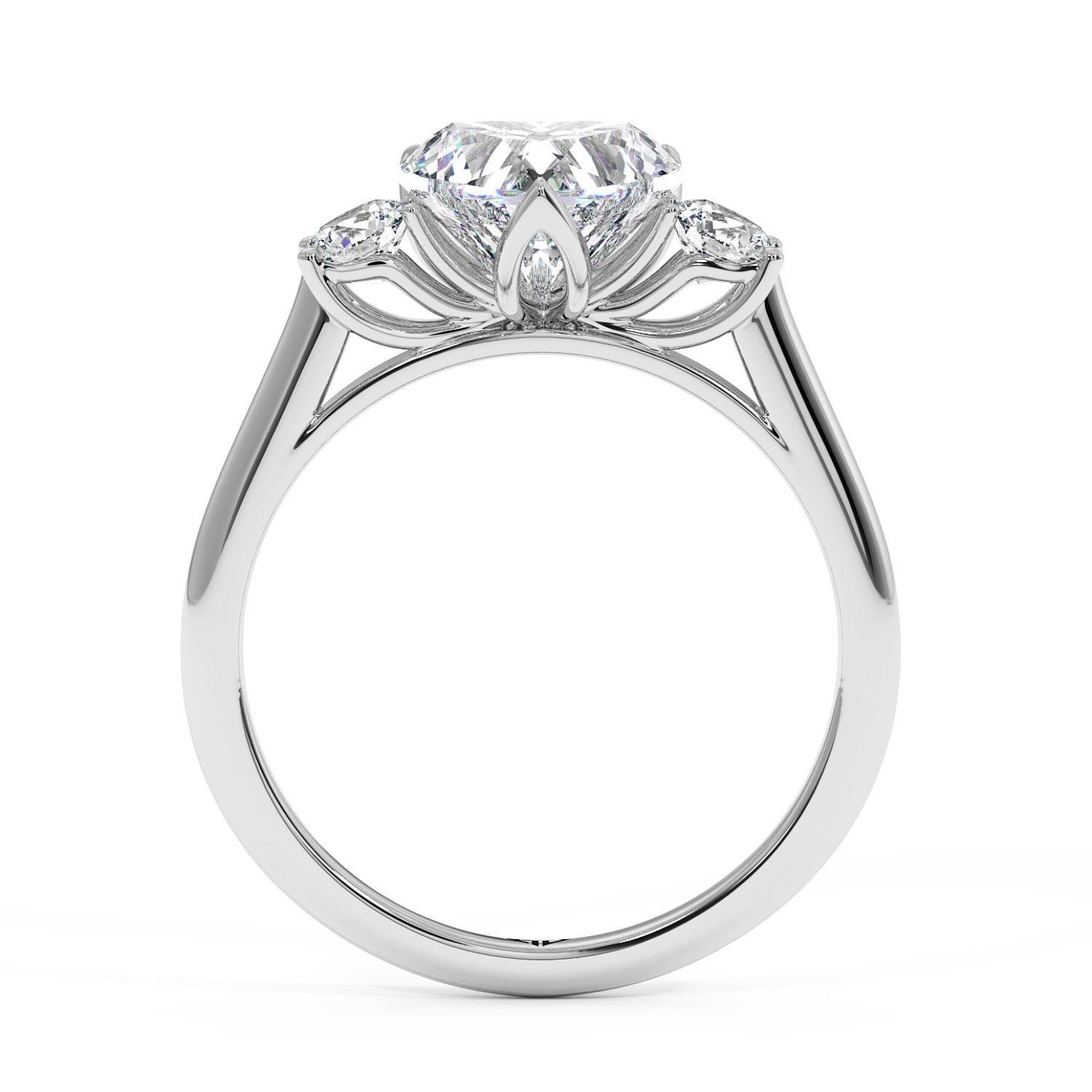 18K White Gold Dolce Engagement Ring