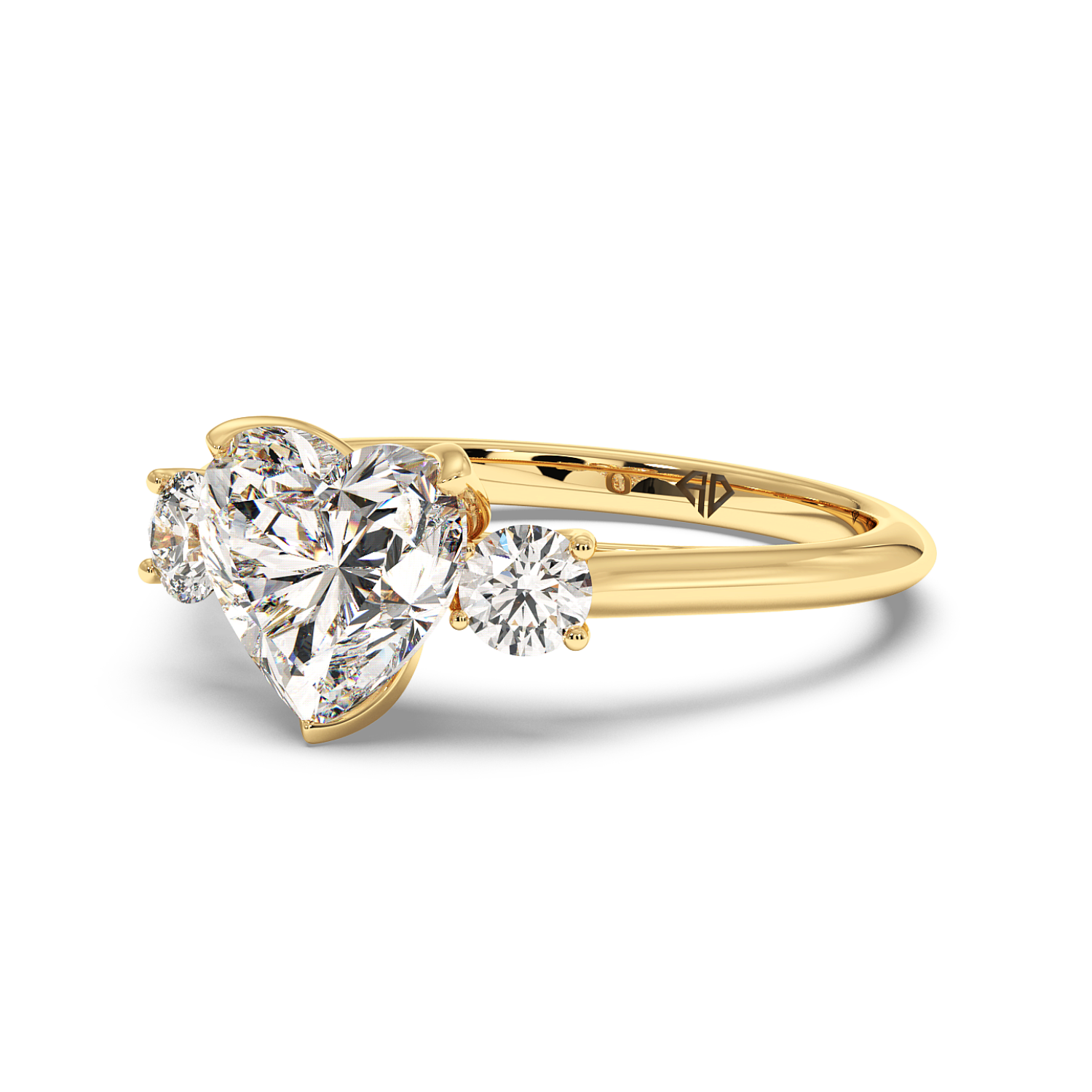 18K Yellow Gold Dolce Engagement Ring