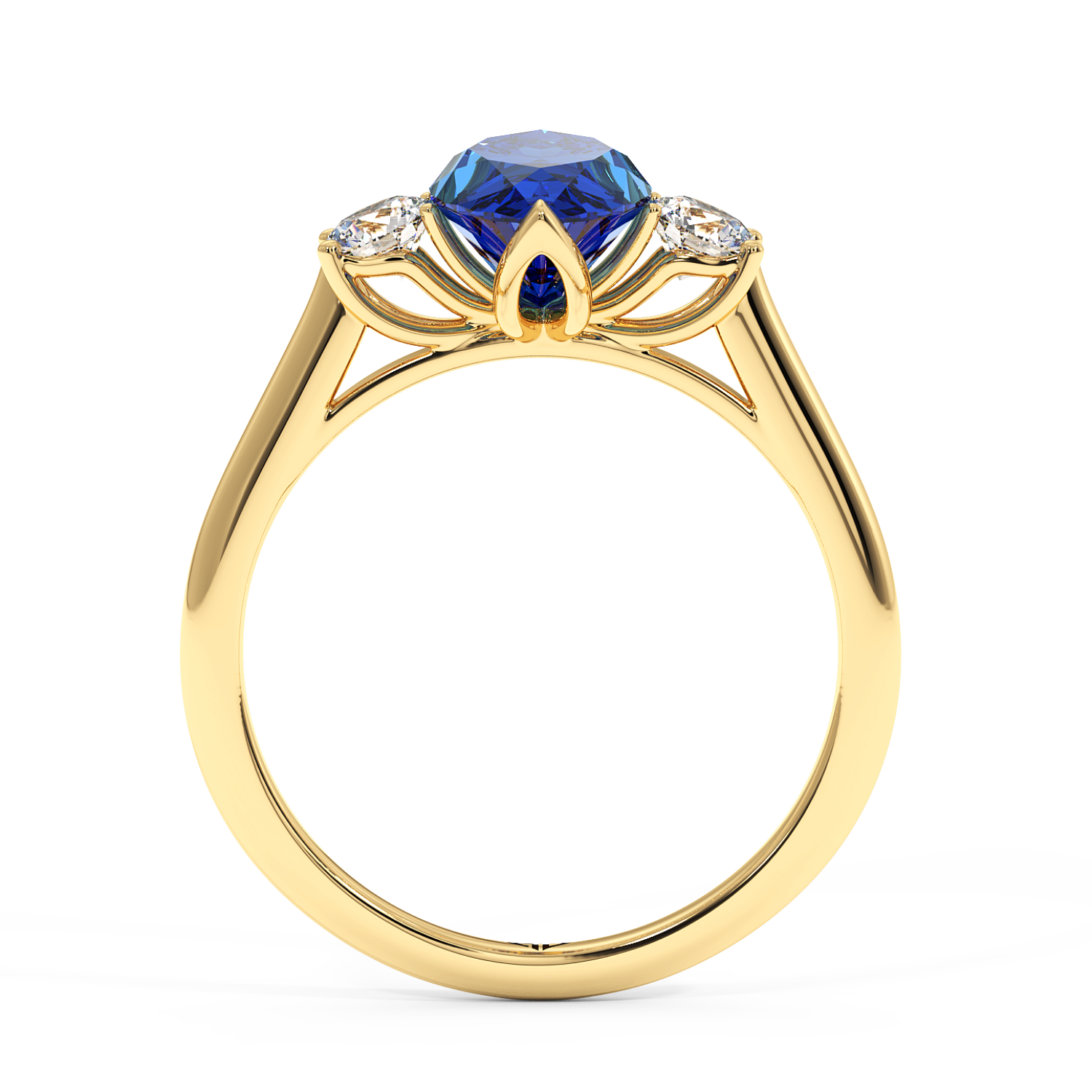 18K Yellow Gold Dolce Engagement Ring