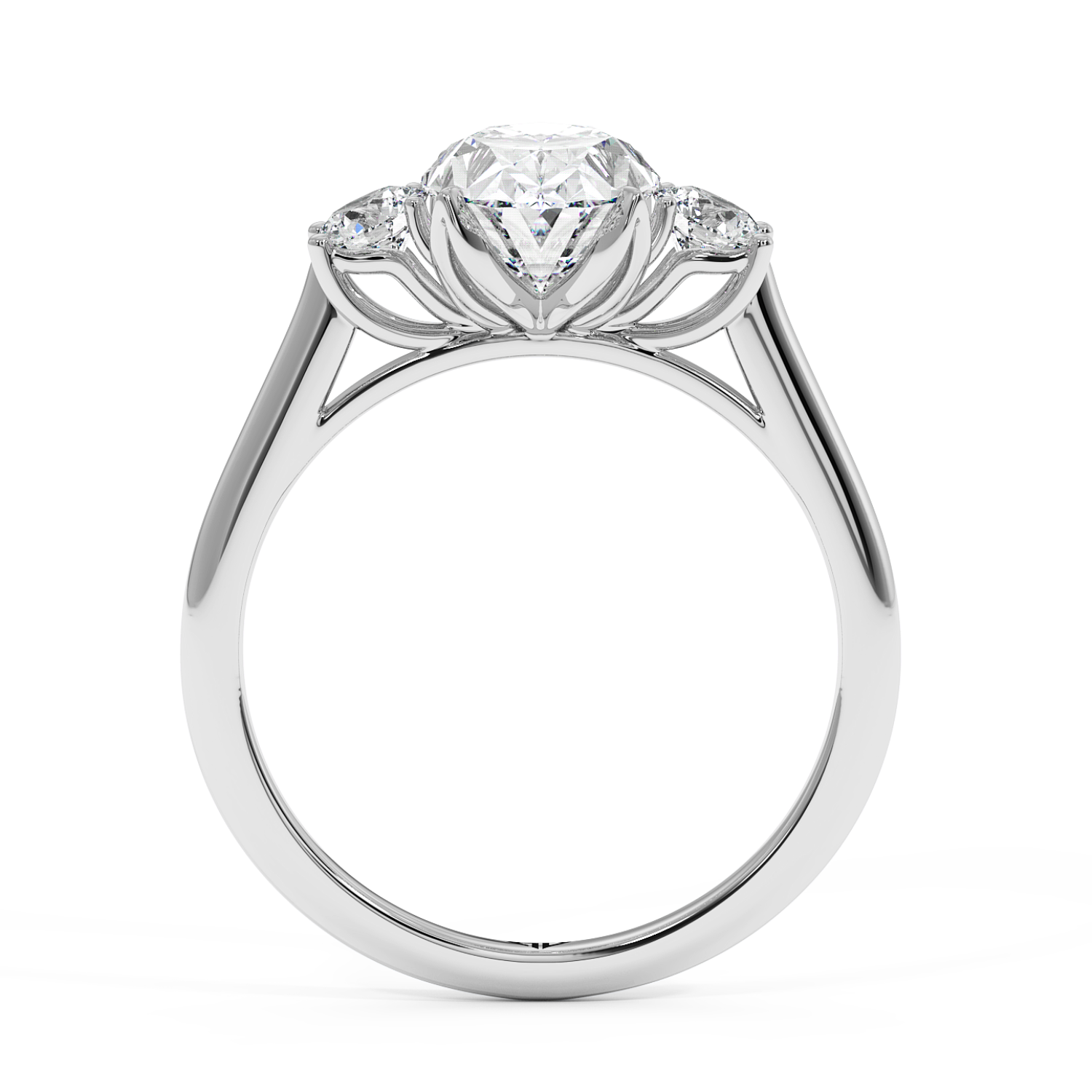 18K White Gold Dolce Engagement Ring