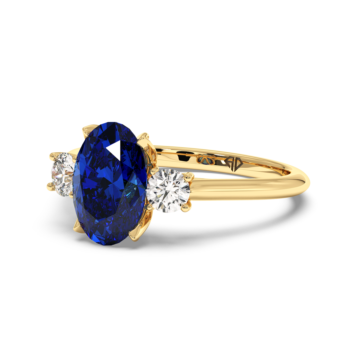 18K Yellow Gold Dolce Engagement Ring