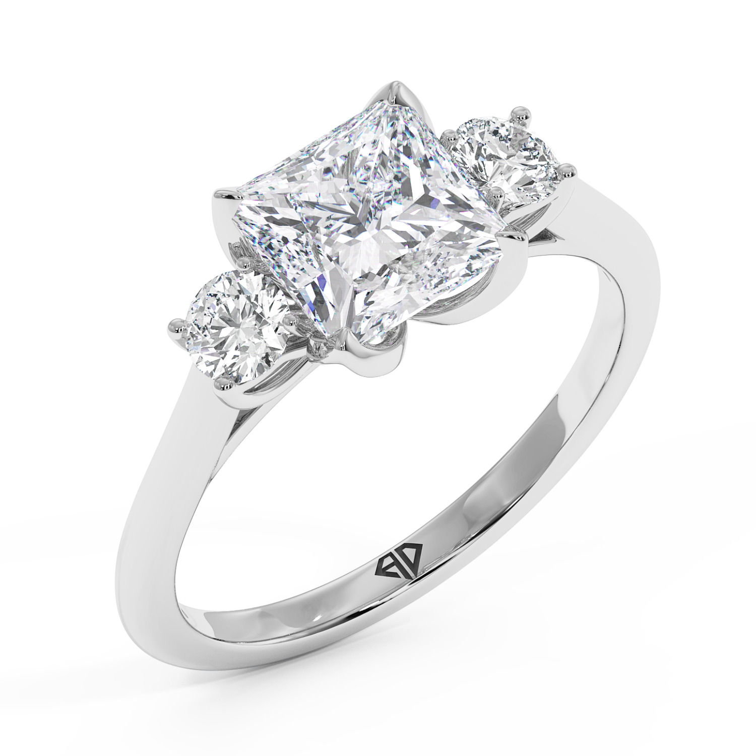 18K White Gold Dolce Engagement Ring