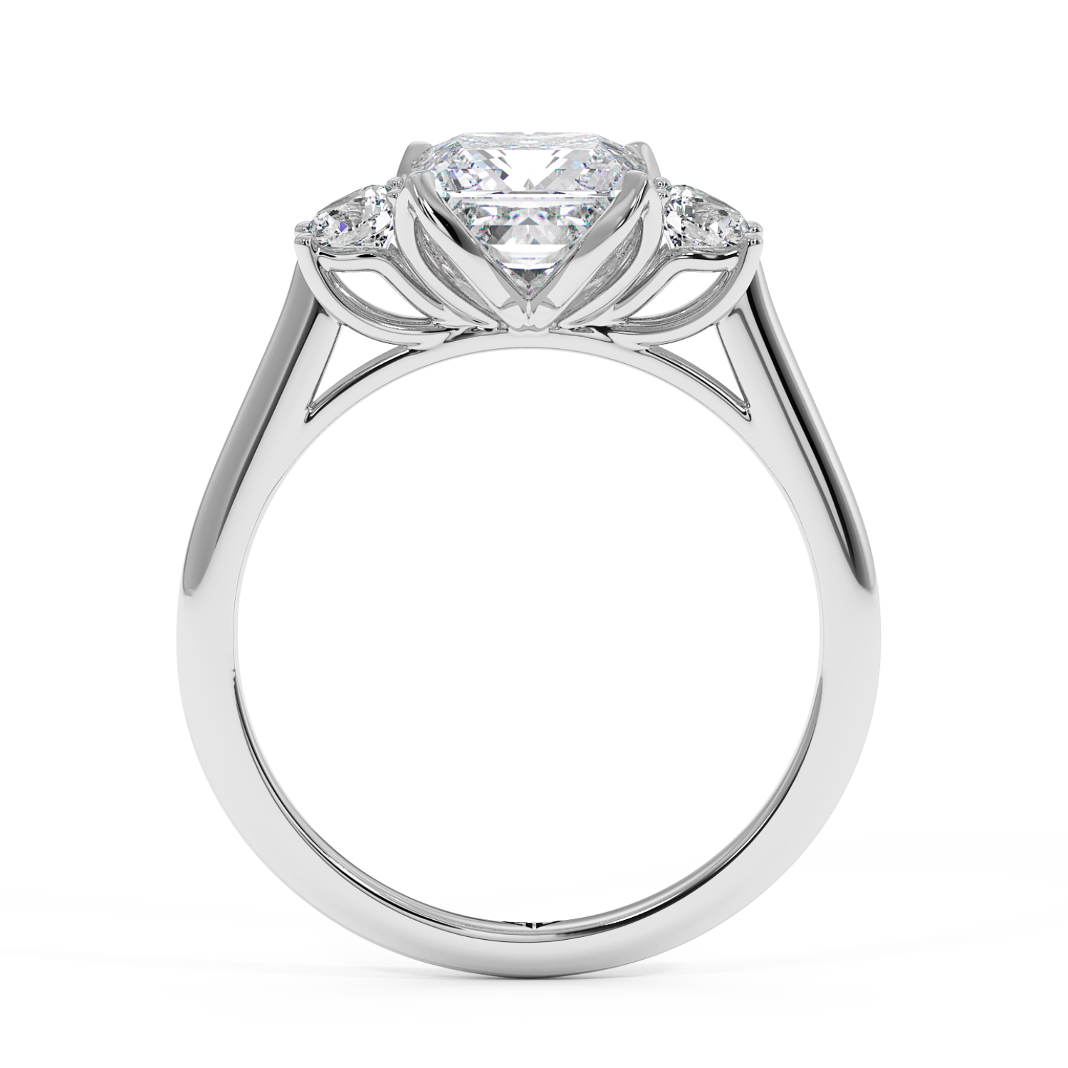 18K White Gold Dolce Engagement Ring