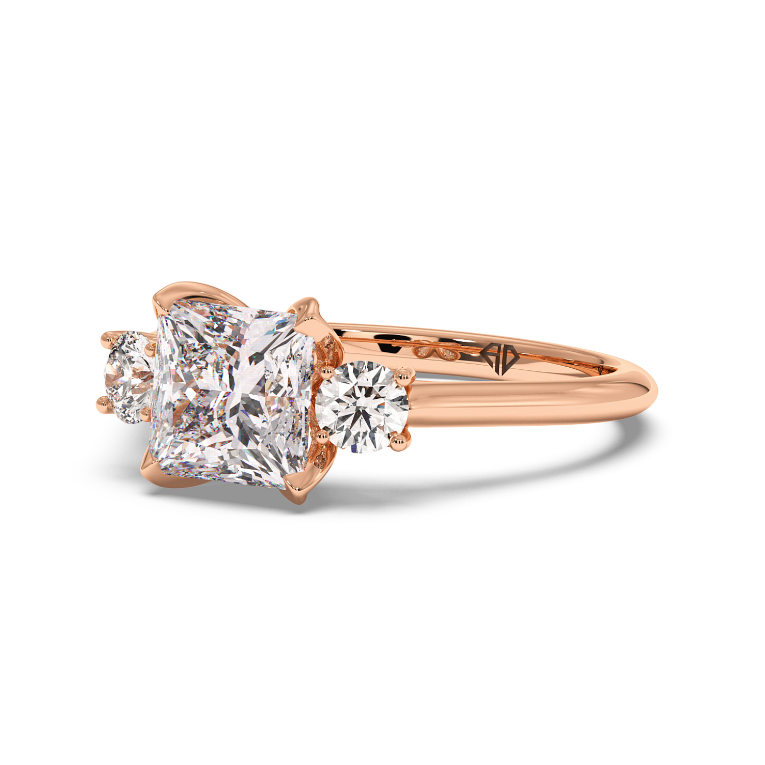 18K Rose Gold Dolce Engagement Ring