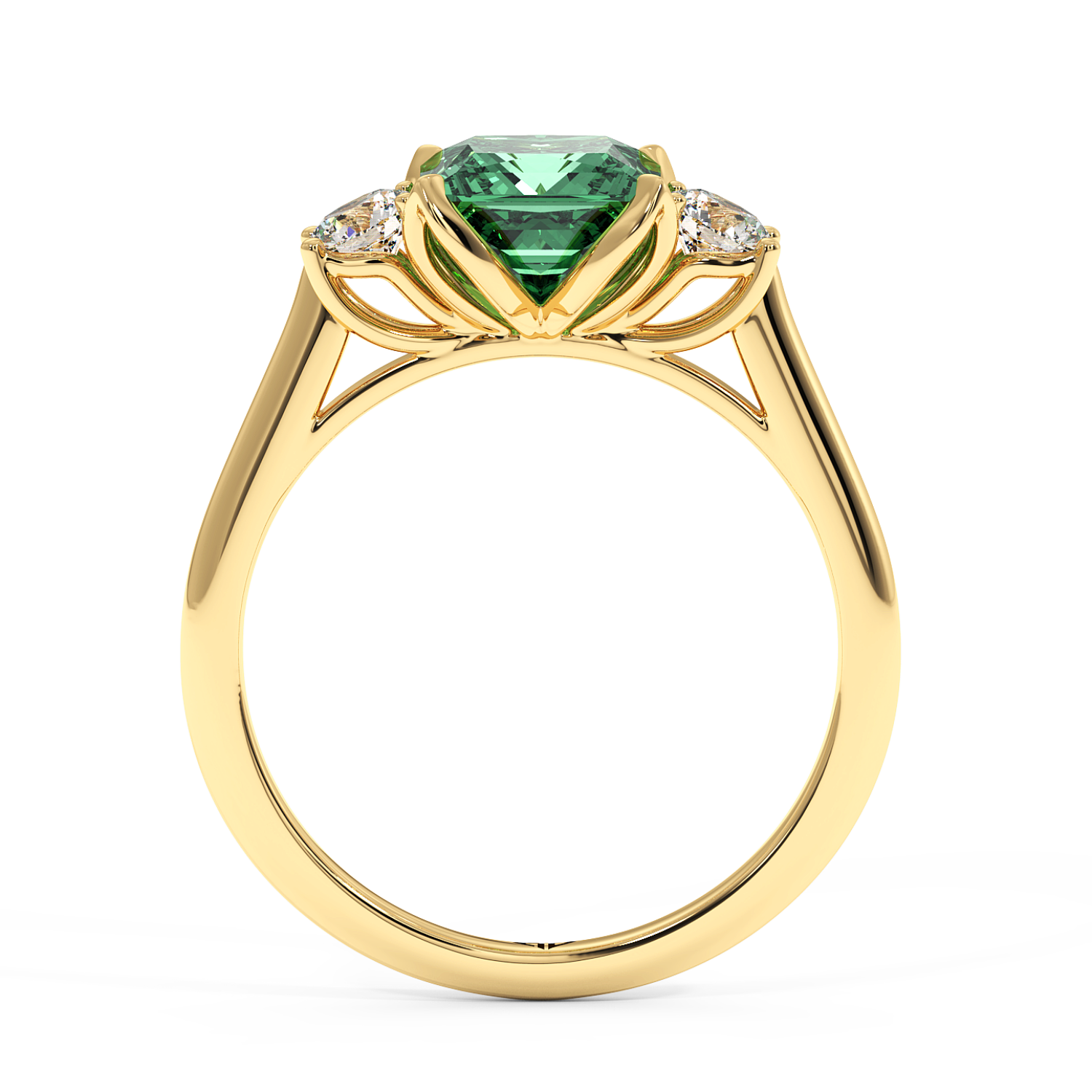 18K Yellow Gold Dolce Engagement Ring