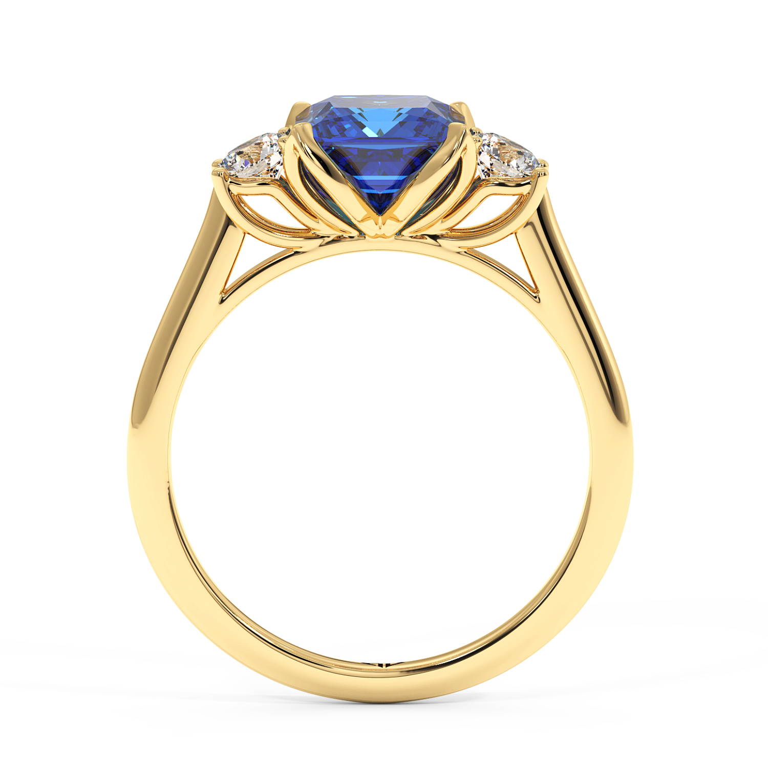 18K Yellow Gold Dolce Engagement Ring