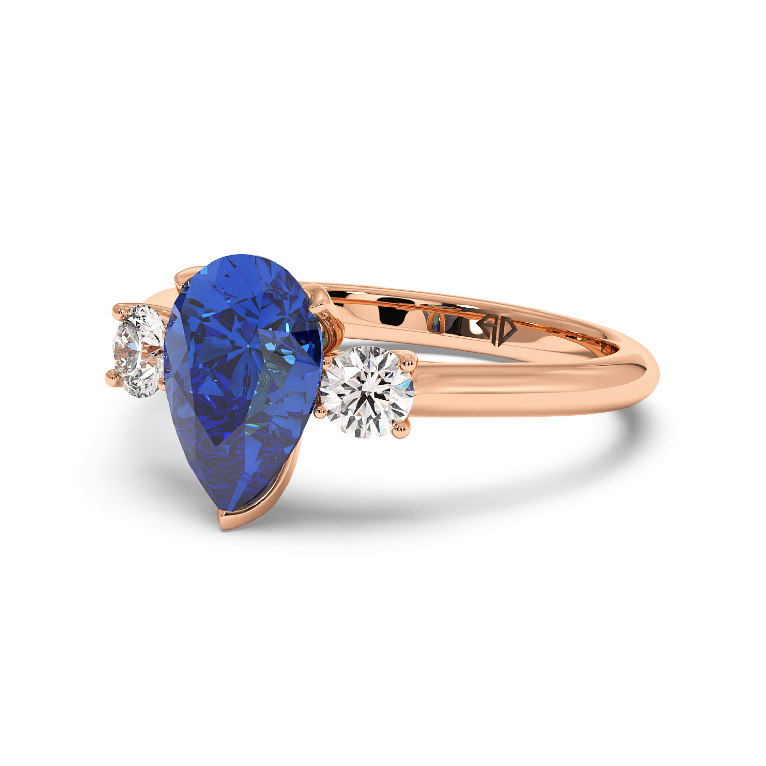 18K Rose Gold Dolce Engagement Ring