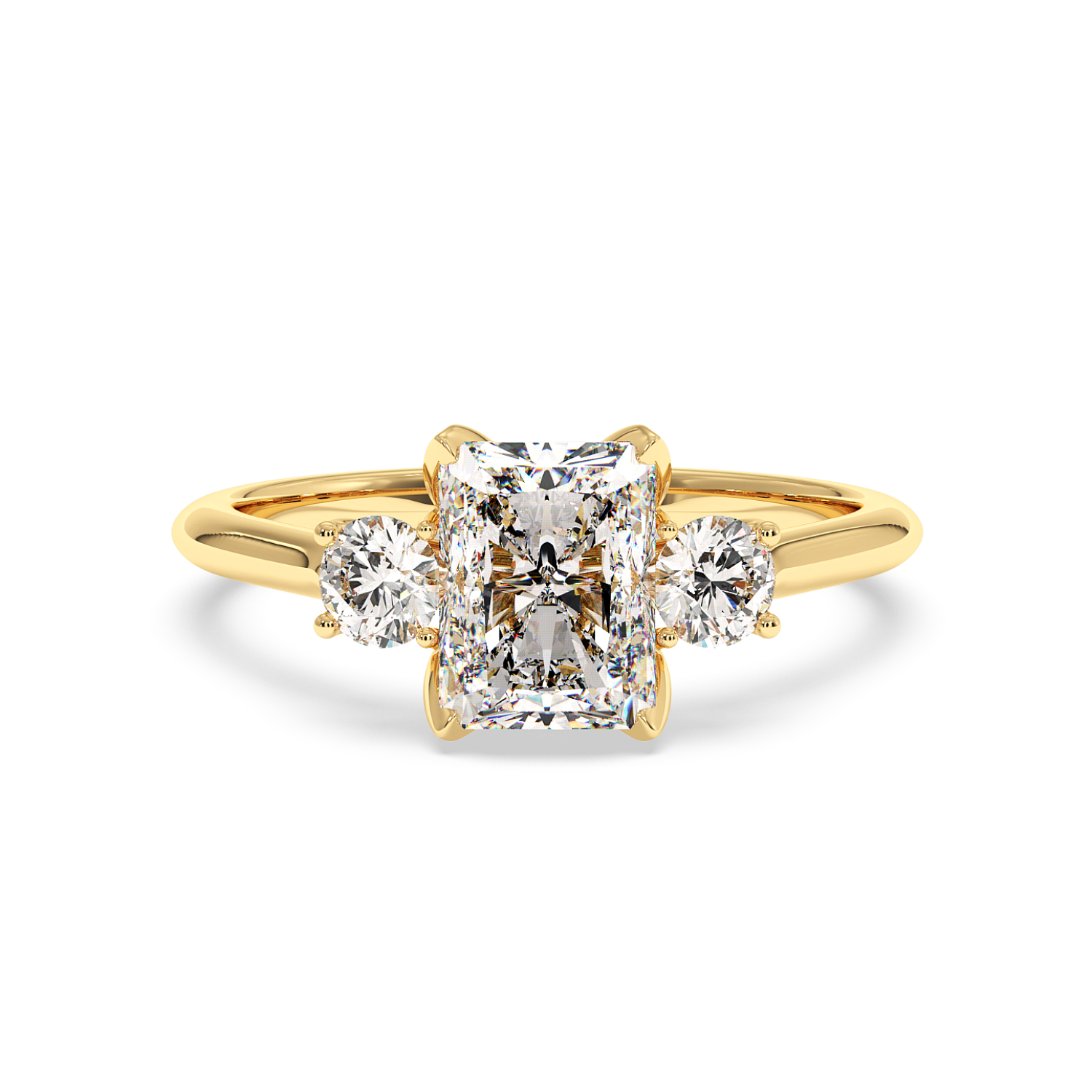 18K Yellow Gold Dolce Engagement Ring