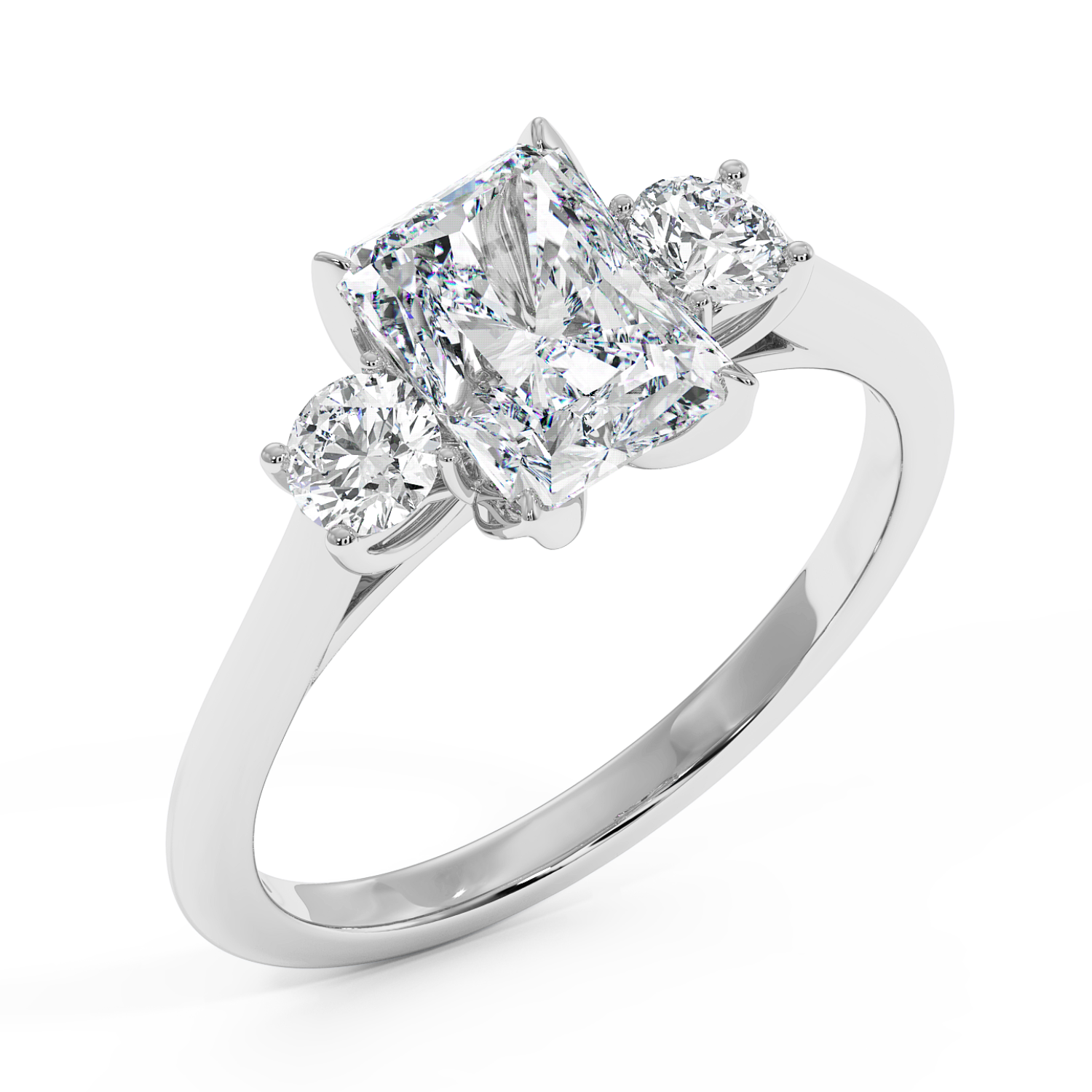 18K White Gold Dolce Engagement Ring