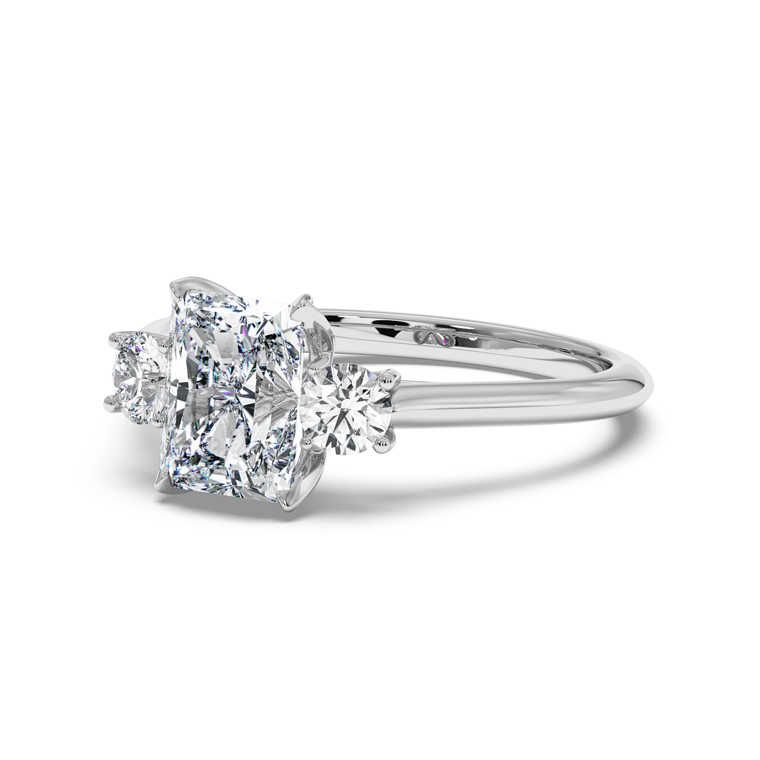 18K White Gold Dolce Engagement Ring