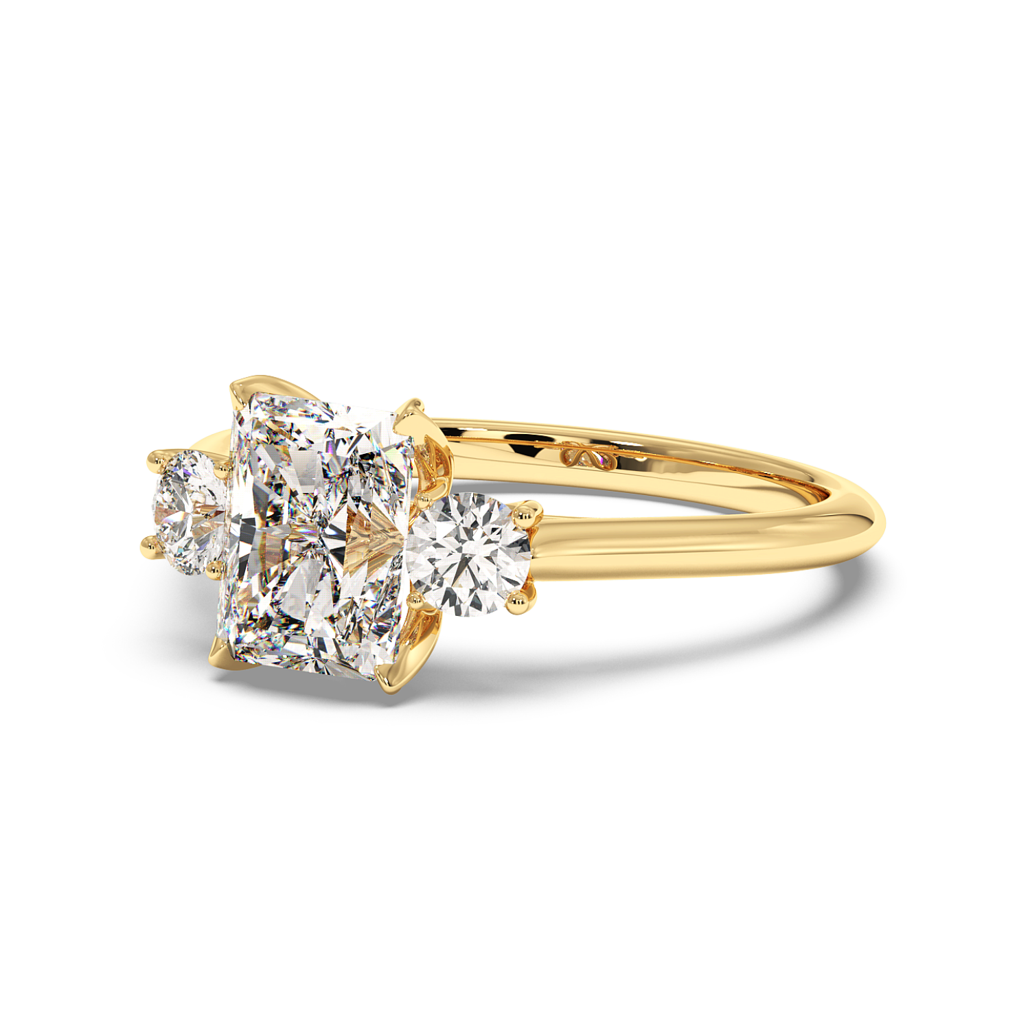 18K Yellow Gold Dolce Engagement Ring