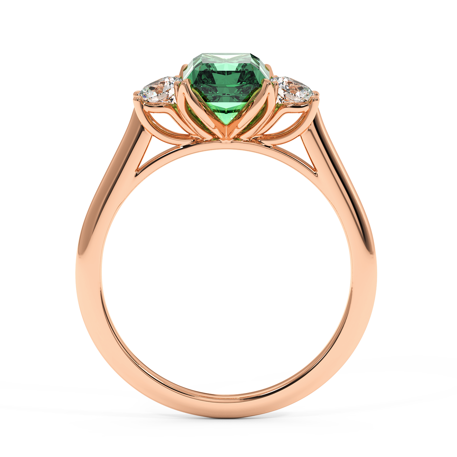 18K Rose Gold Dolce Engagement Ring