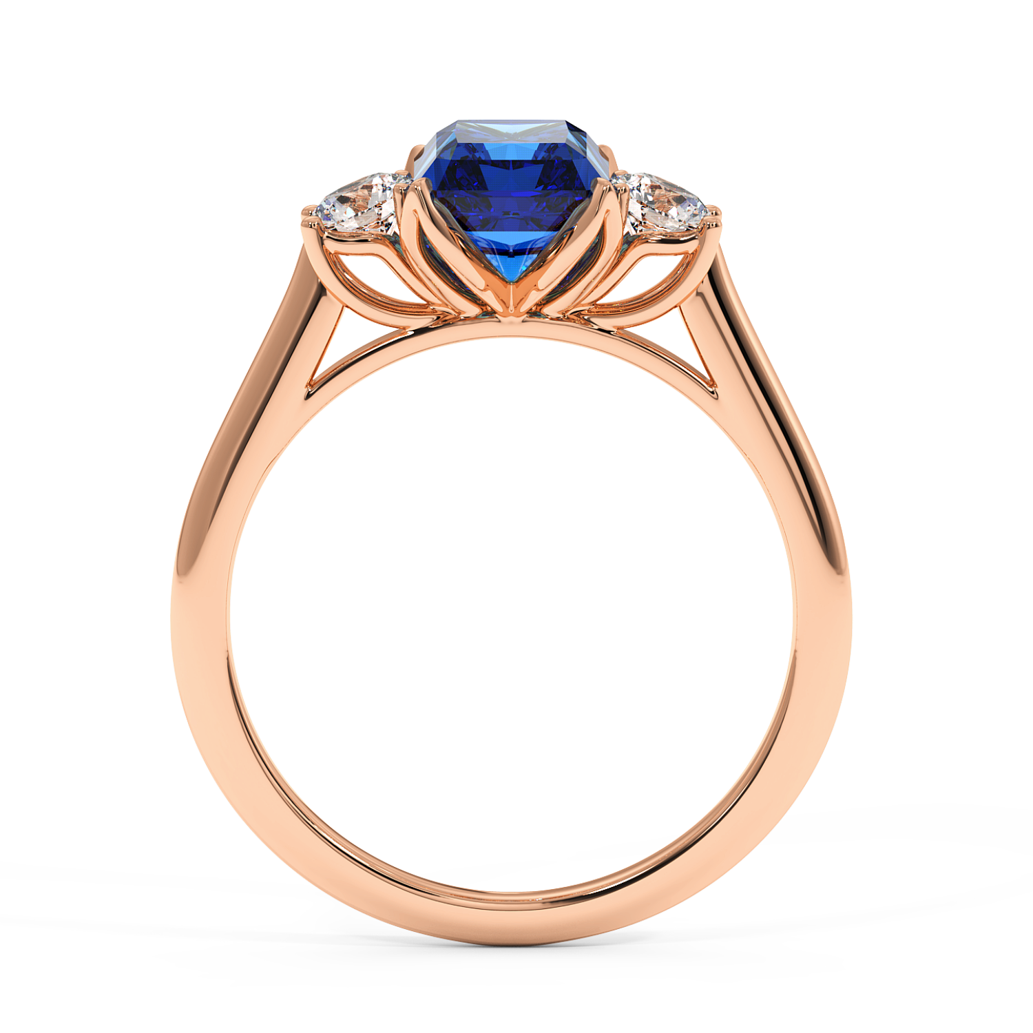 18K Rose Gold Dolce Engagement Ring