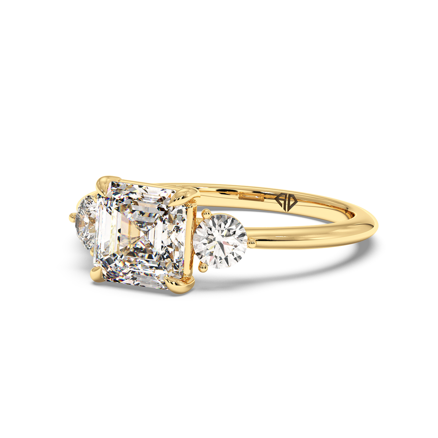 18K Yellow Gold Aida Engagement Ring