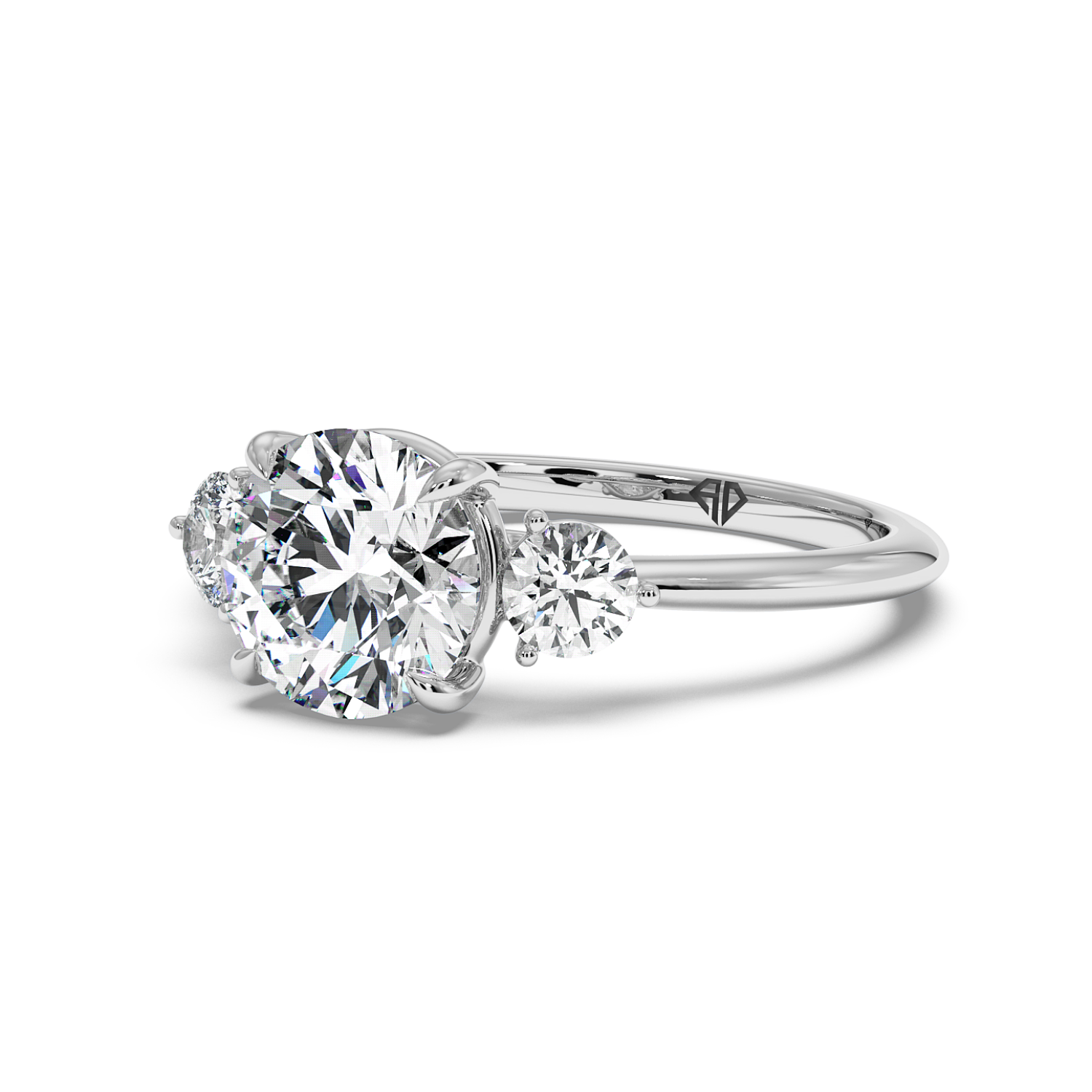 18K White Gold Aida Engagement Ring