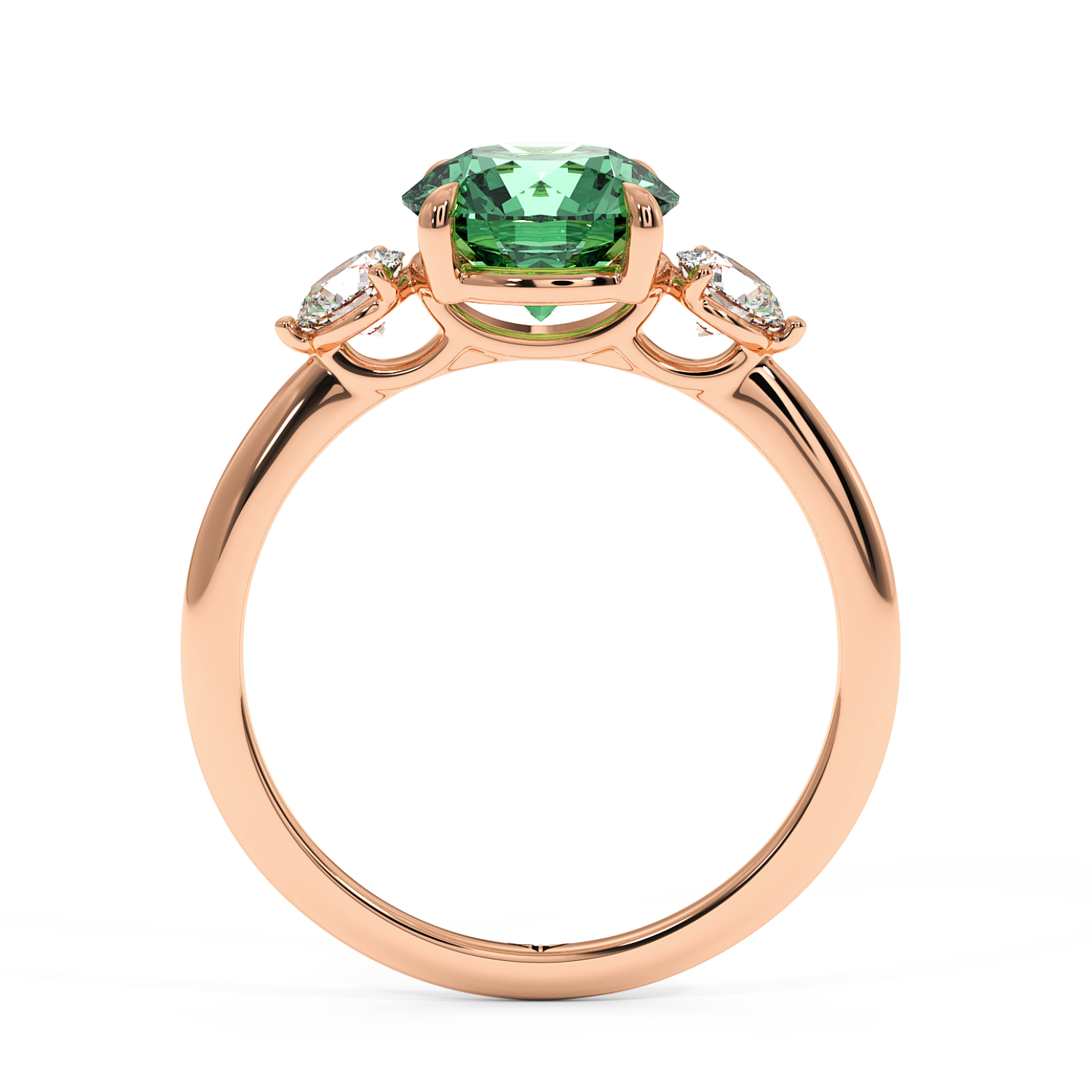 18K Rose Gold Aida Engagement Ring