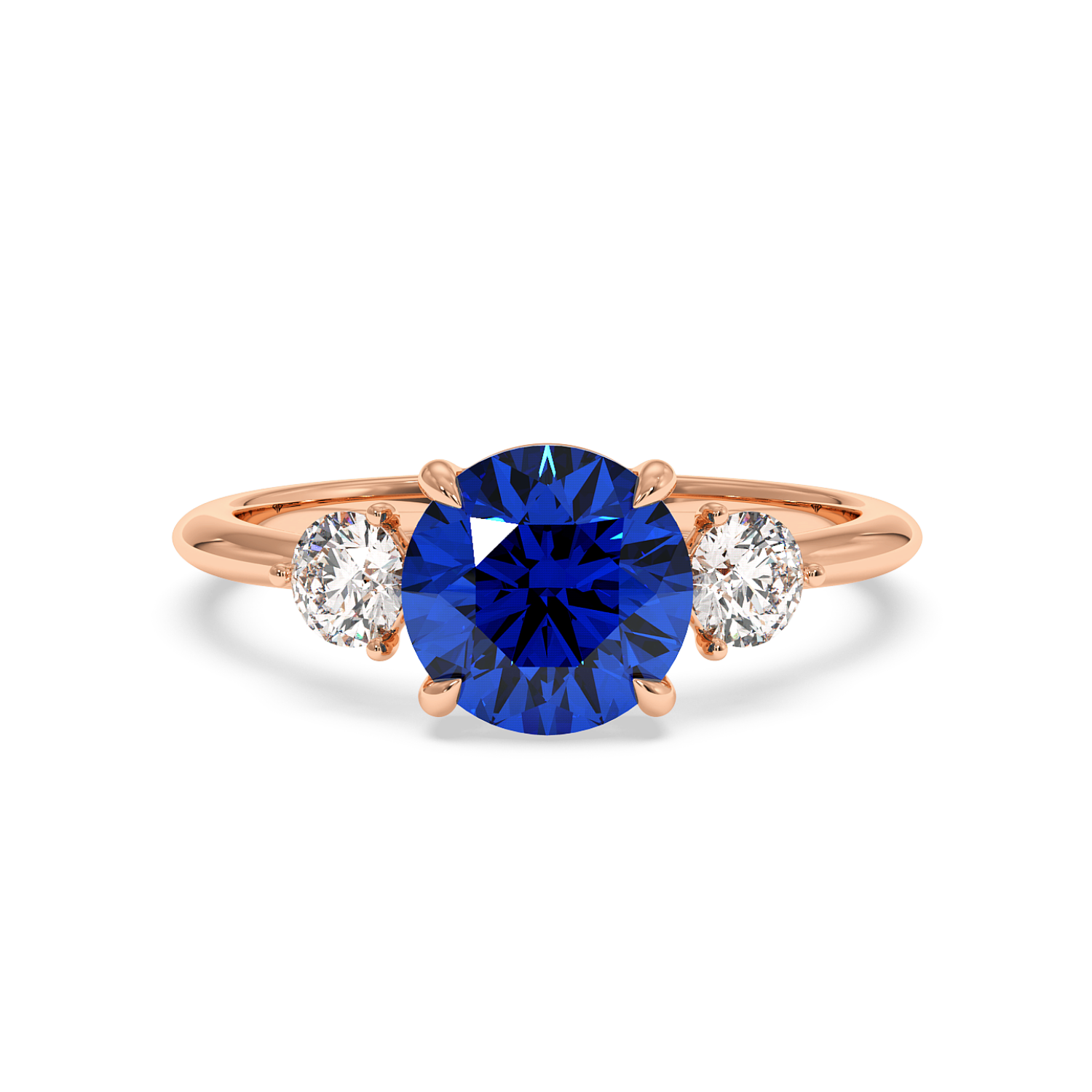 18K Rose Gold Aida Engagement Ring