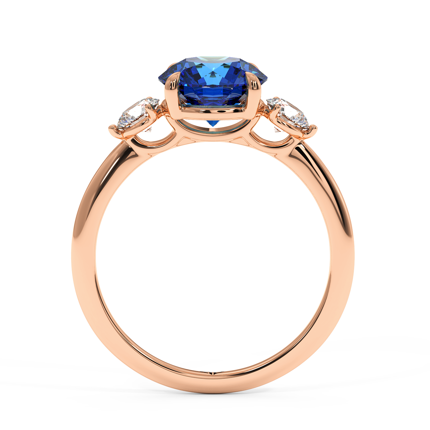 18K Rose Gold Aida Engagement Ring