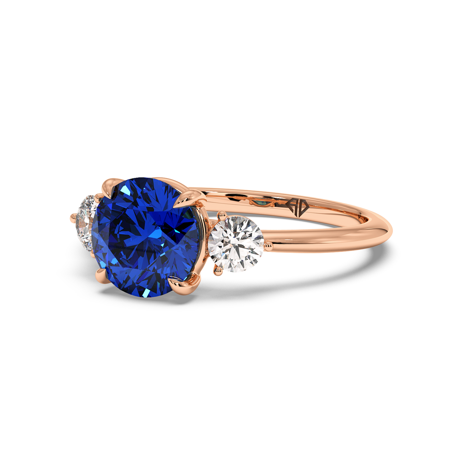 18K Rose Gold Aida Engagement Ring