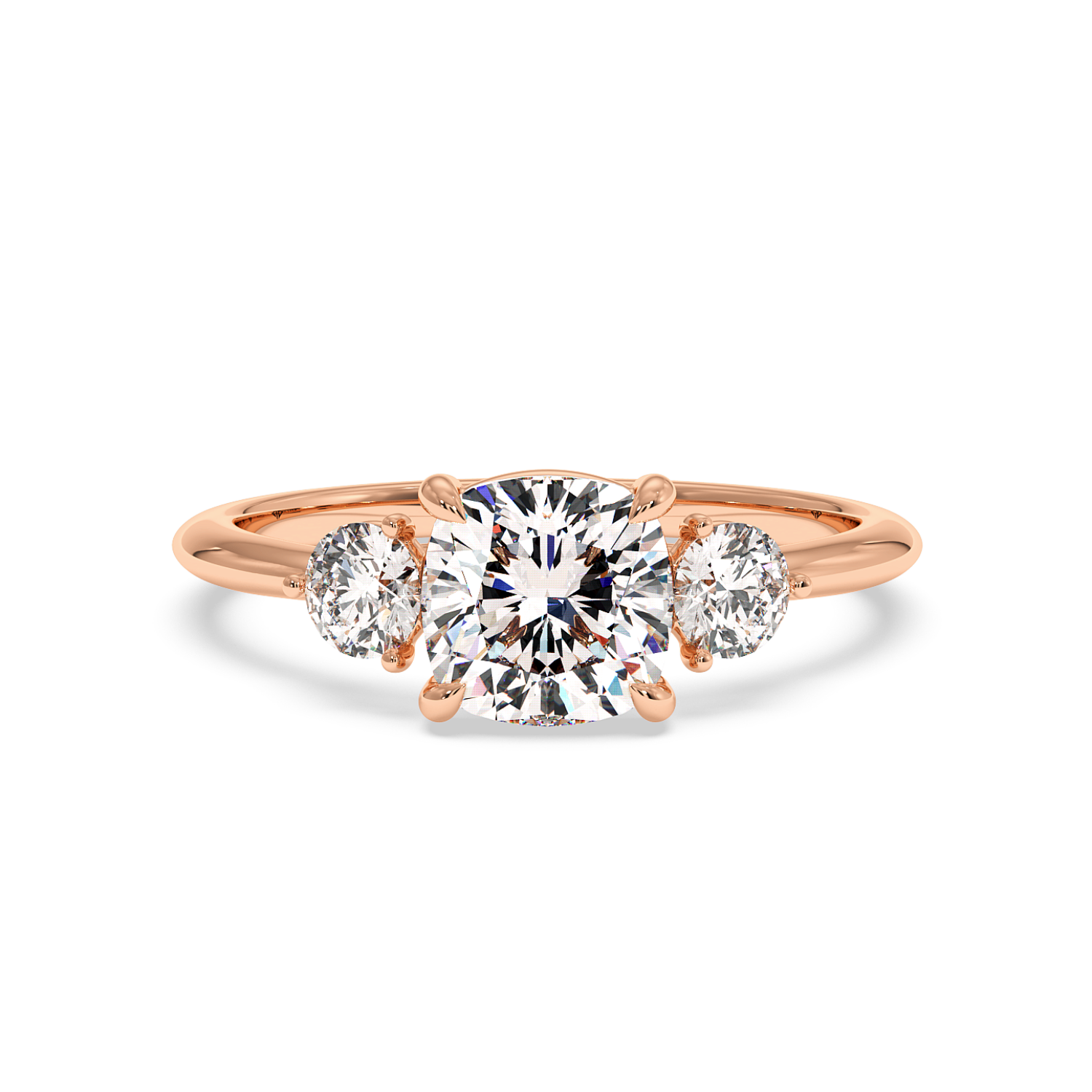 18K Rose Gold Aida Engagement Ring