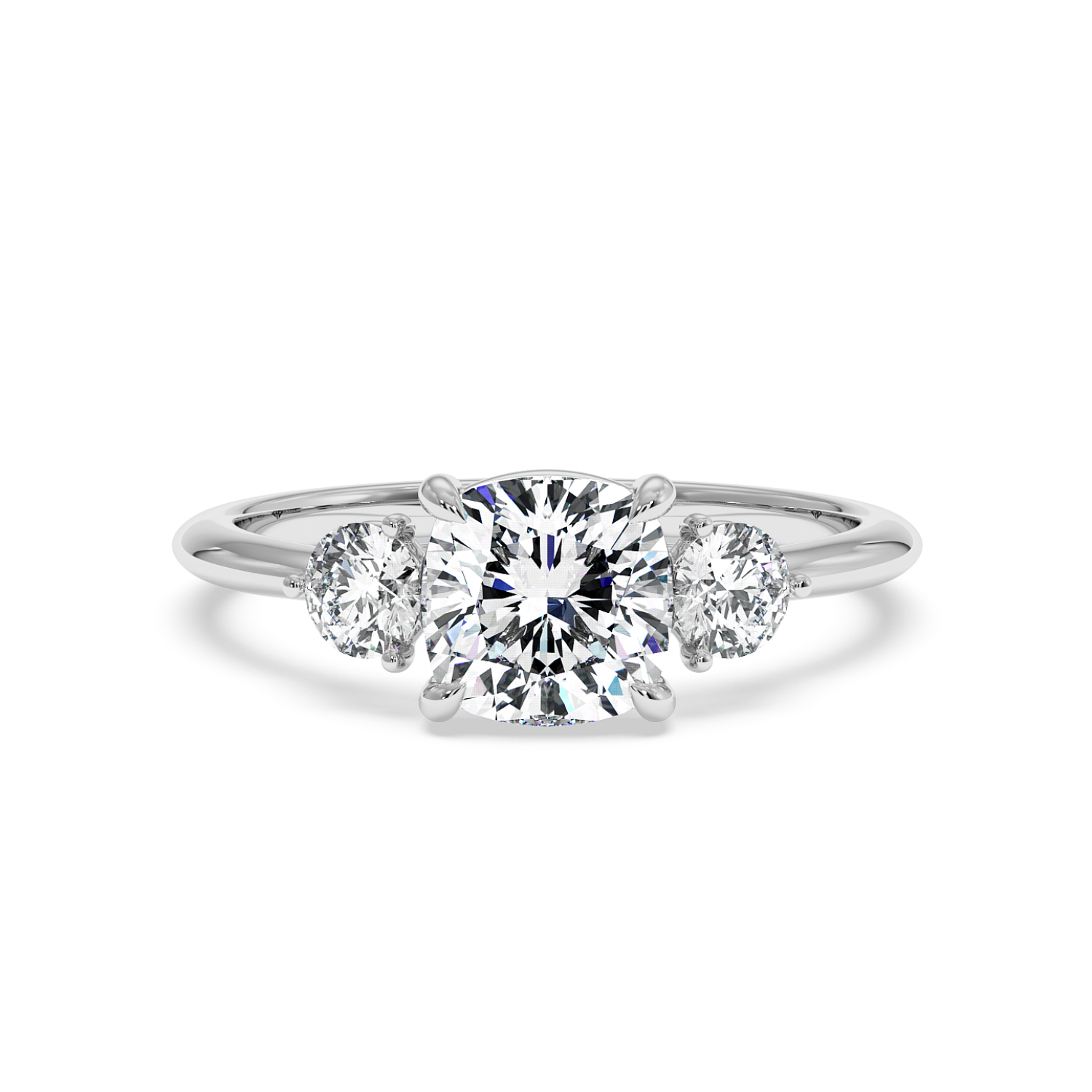 18K White Gold Aida Engagement Ring