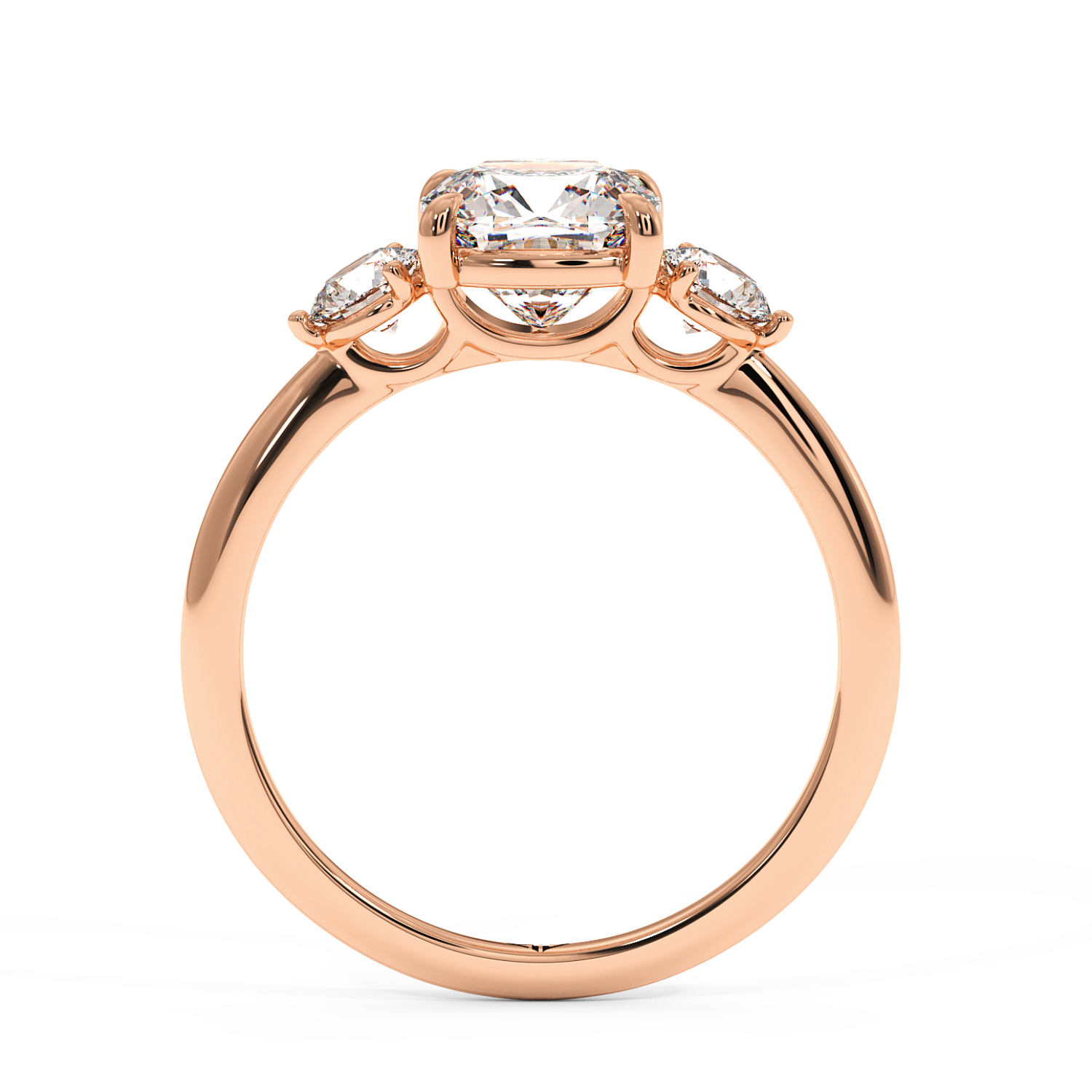 18K Rose Gold Aida Engagement Ring