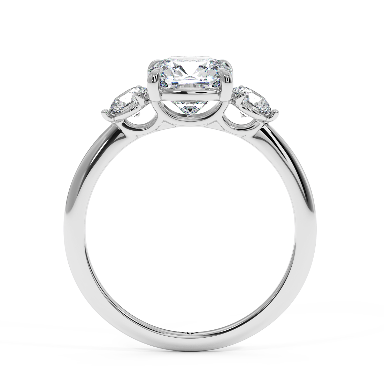 18K White Gold Aida Engagement Ring