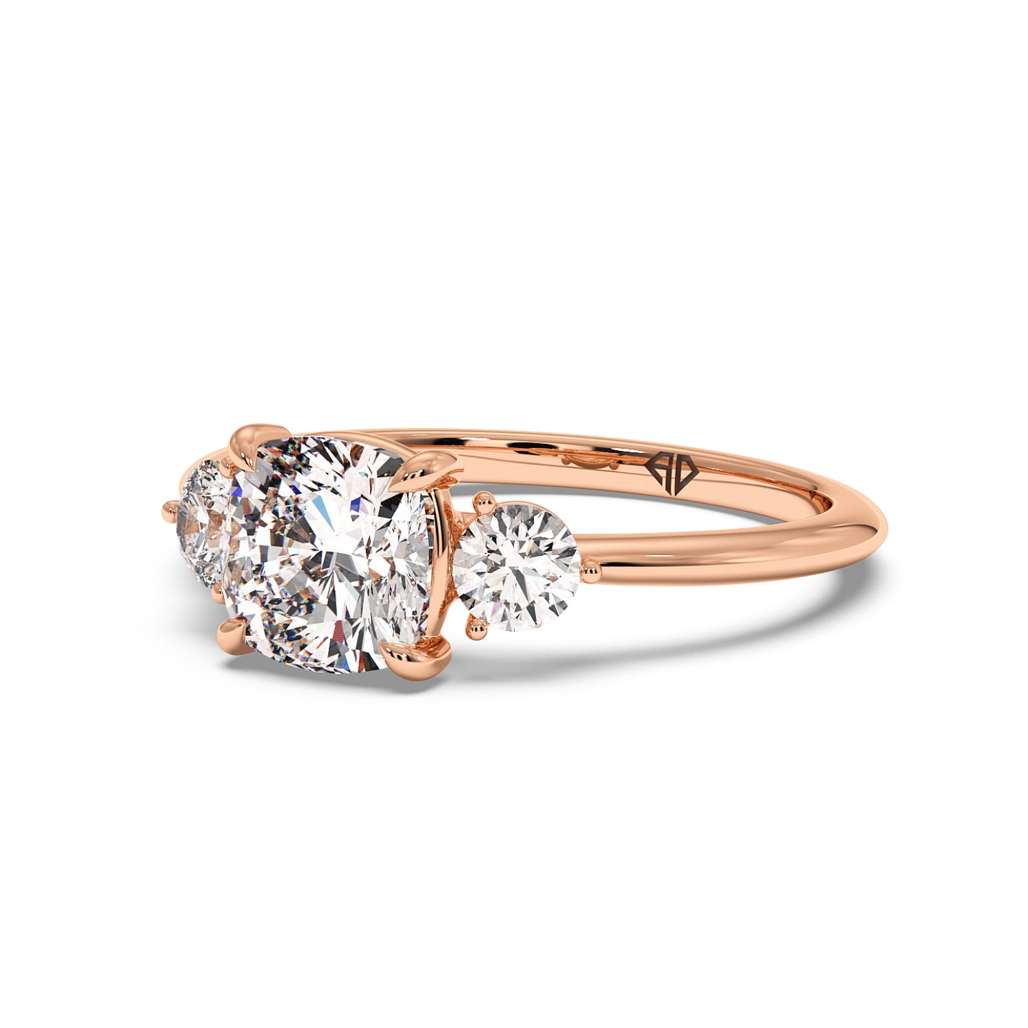 18K Rose Gold Aida Engagement Ring