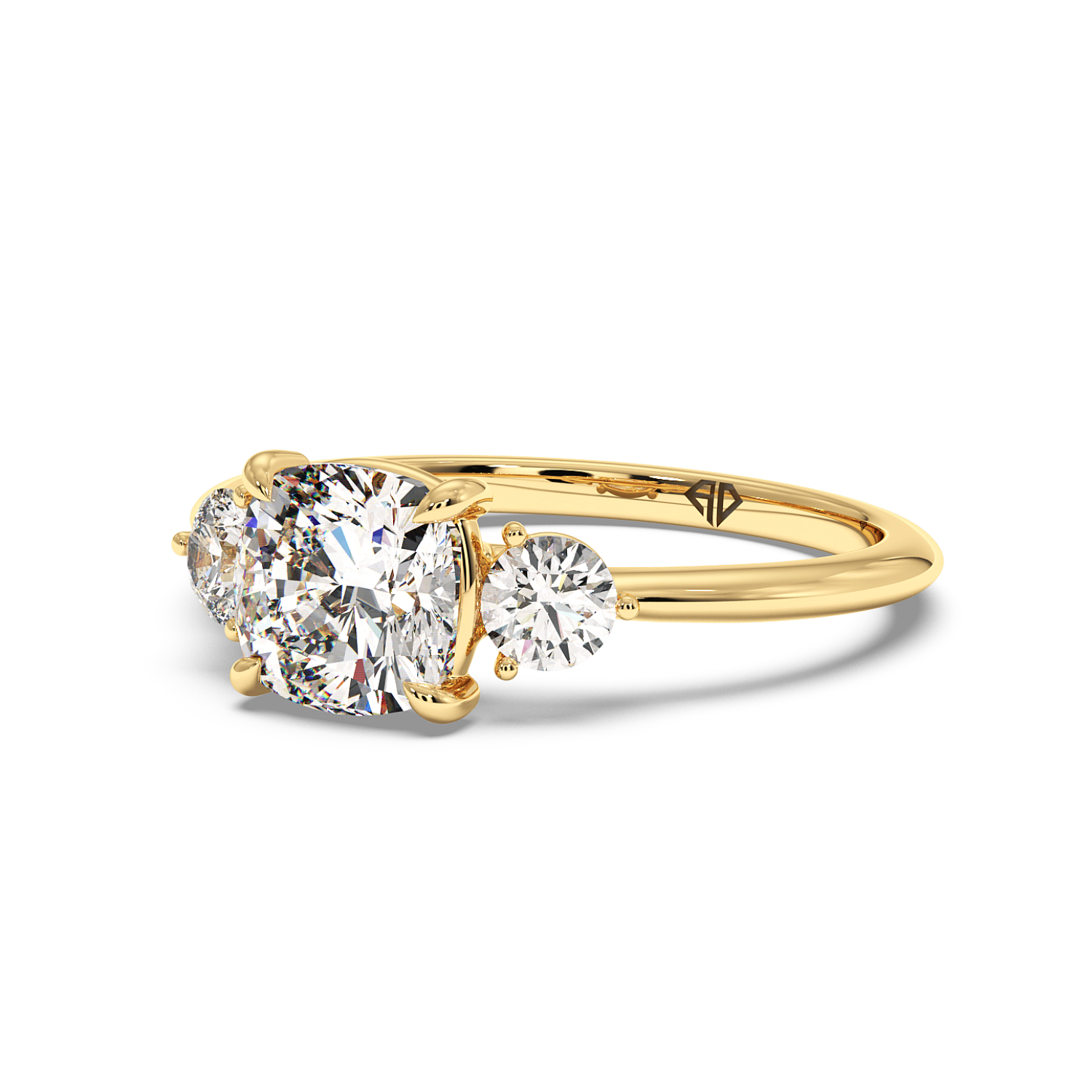 18K Yellow Gold Aida Engagement Ring