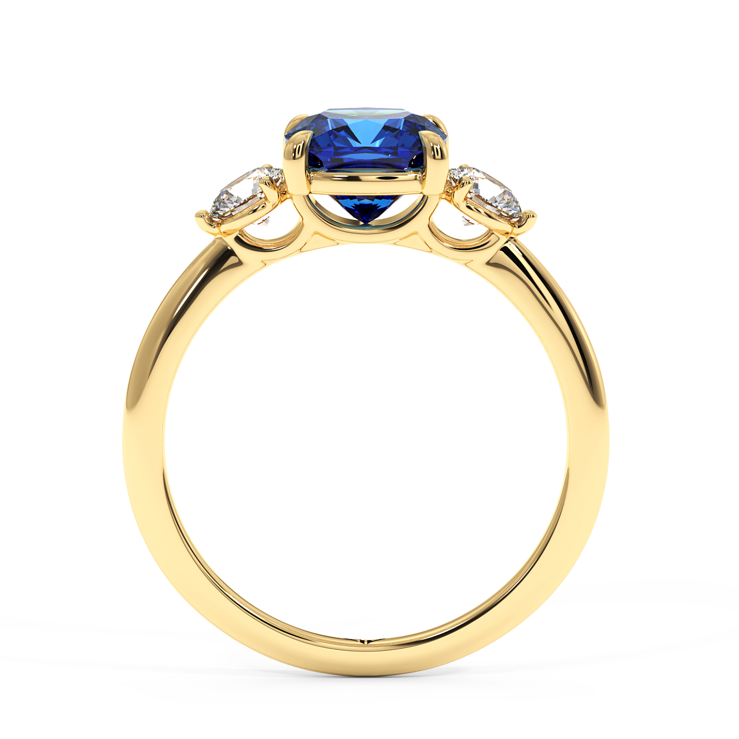 18K Yellow Gold Aida Engagement Ring