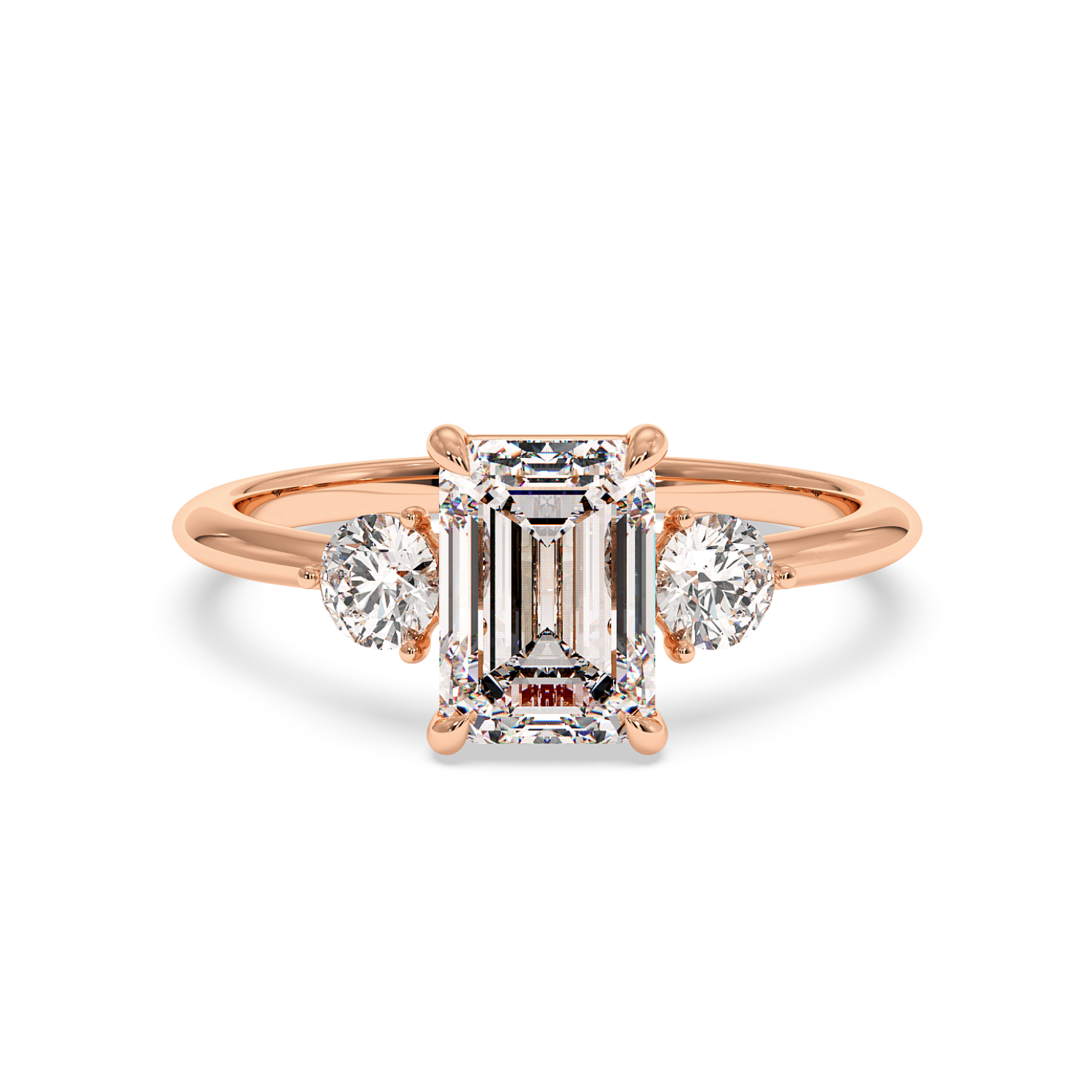 18K Rose Gold Aida Engagement Ring