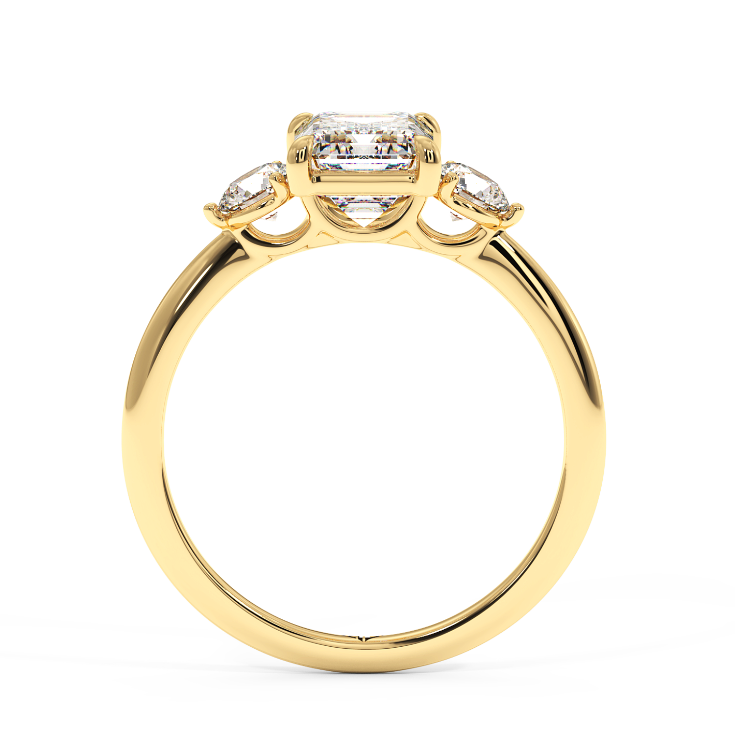 18K Yellow Gold Aida Engagement Ring