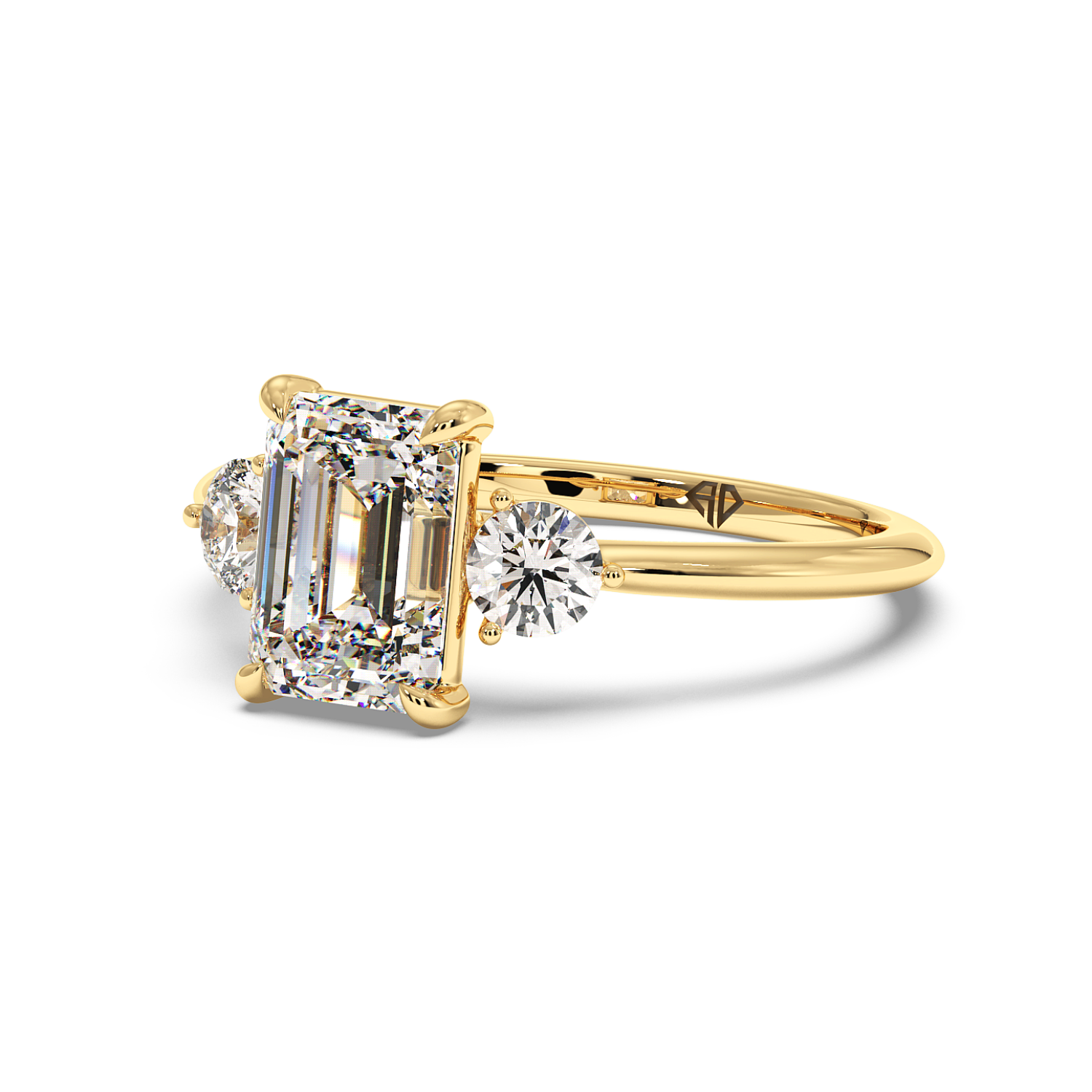 18K Yellow Gold Aida Engagement Ring