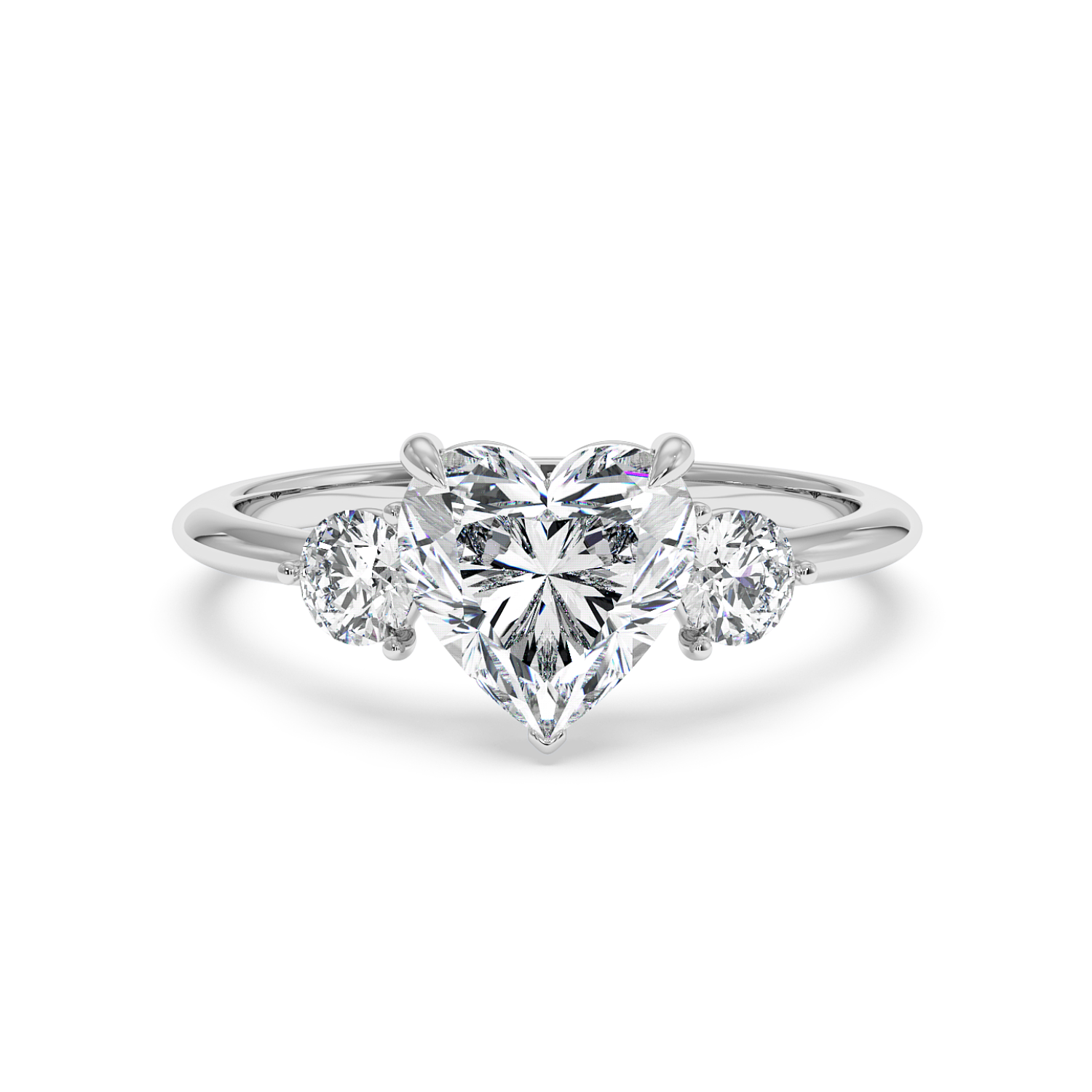 18K White Gold Aida Engagement Ring