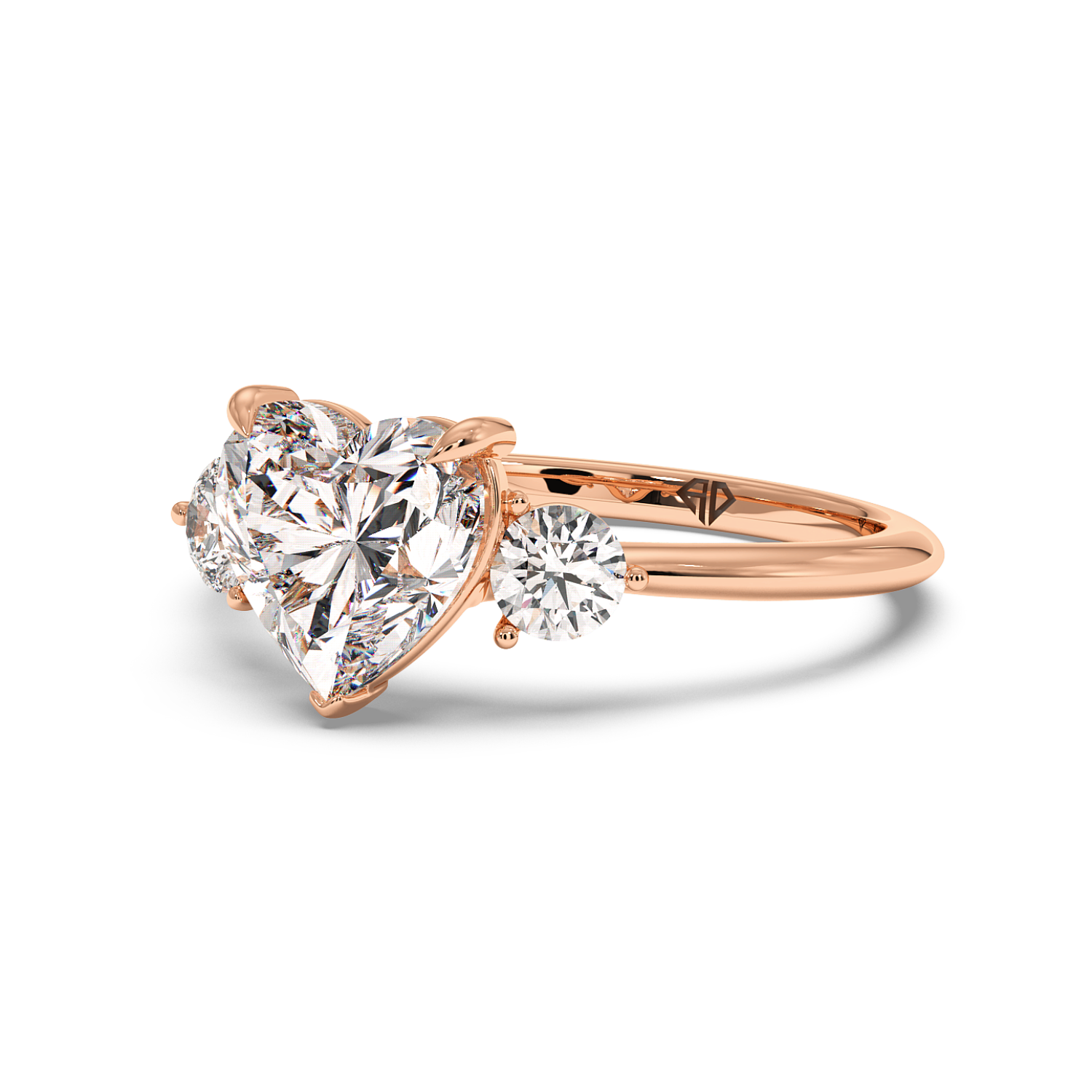 18K Rose Gold Aida Engagement Ring