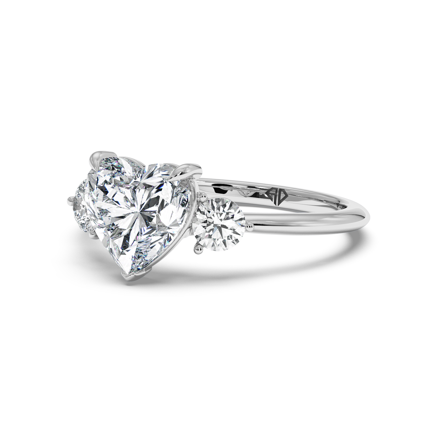 18K White Gold Aida Engagement Ring