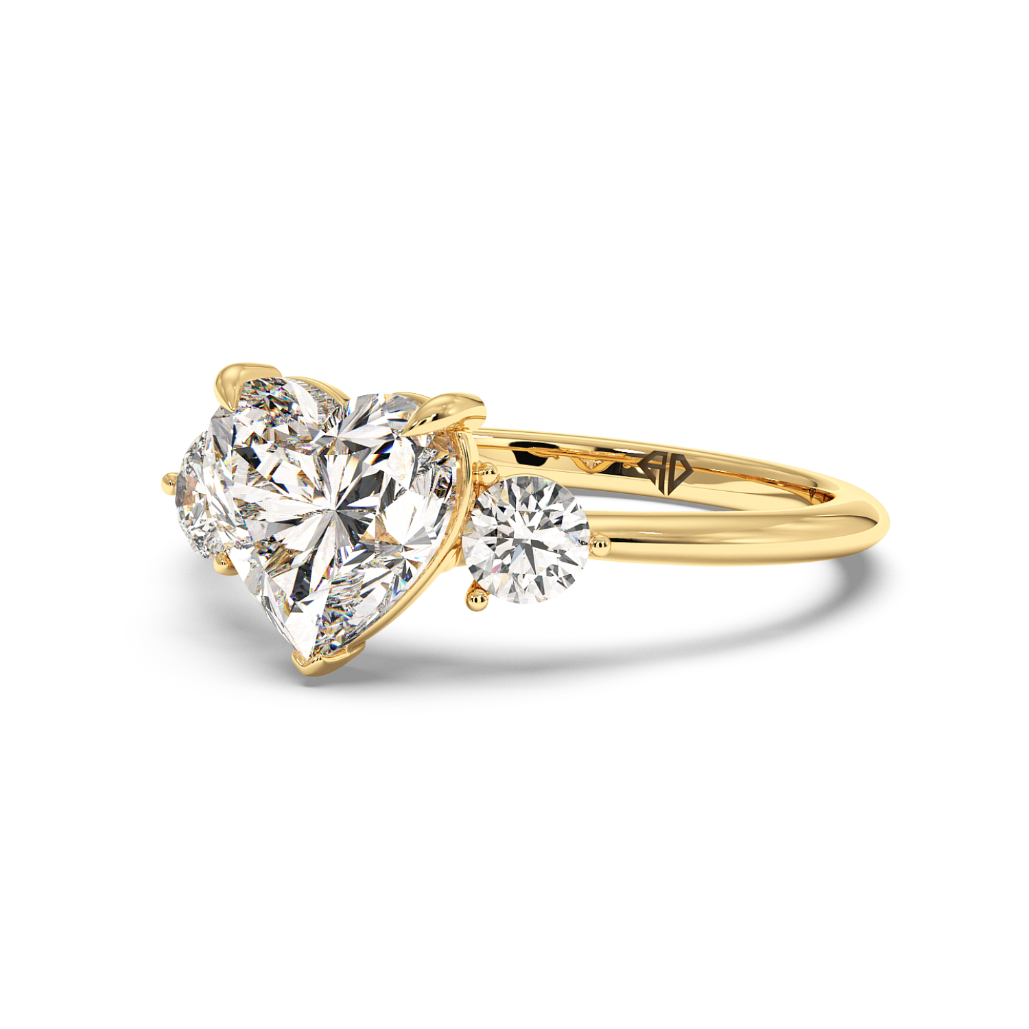 18K Yellow Gold Aida Engagement Ring