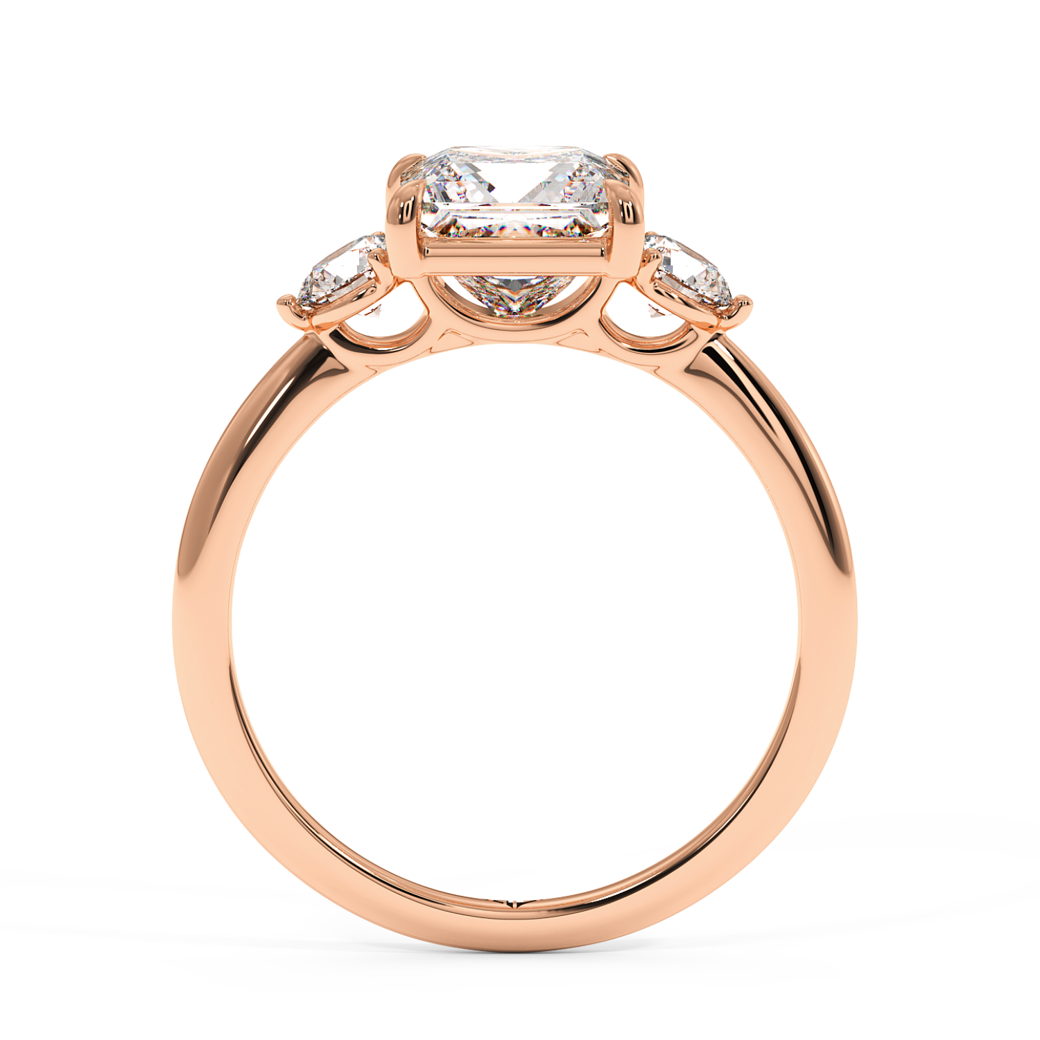 18K Rose Gold Aida Engagement Ring