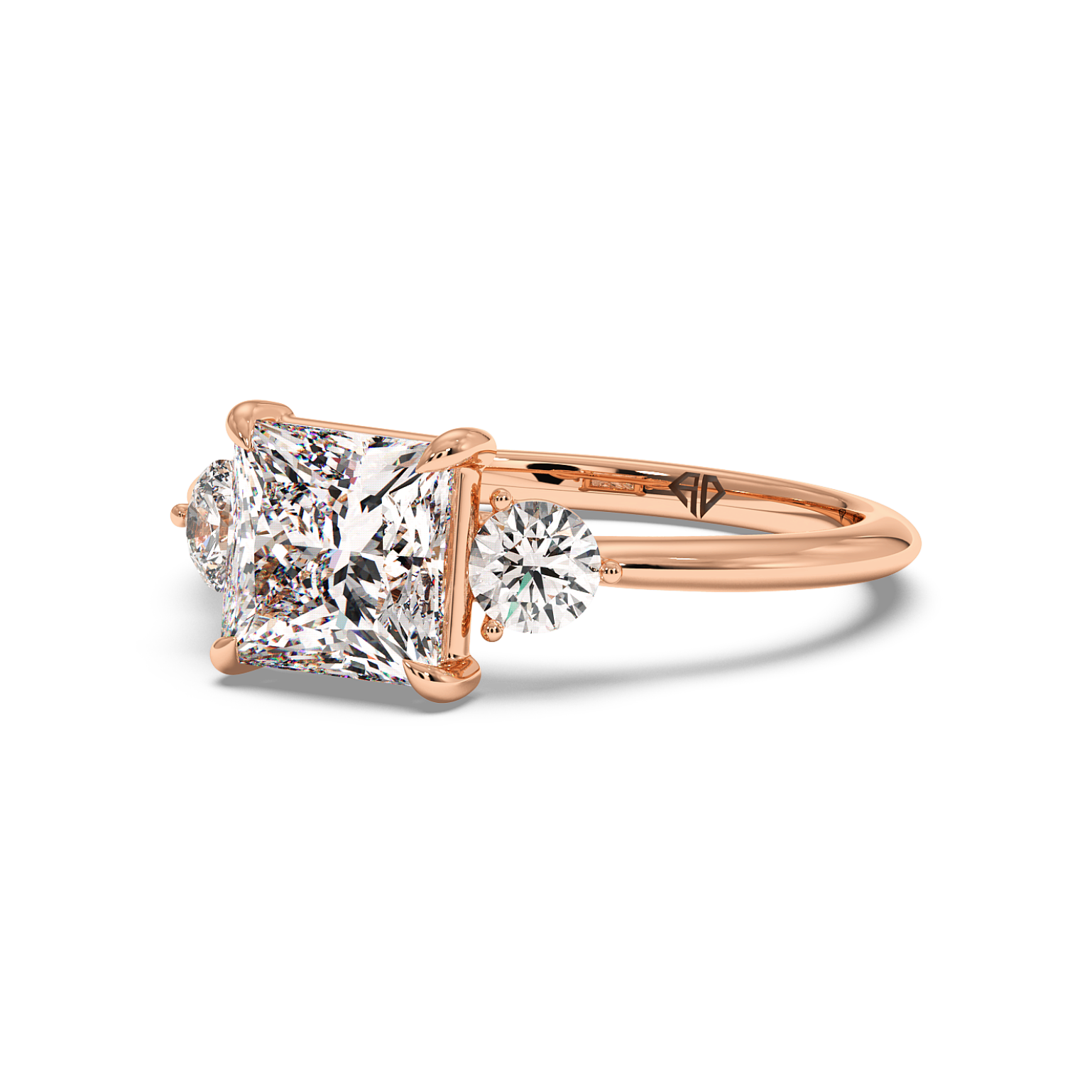 18K Rose Gold Aida Engagement Ring