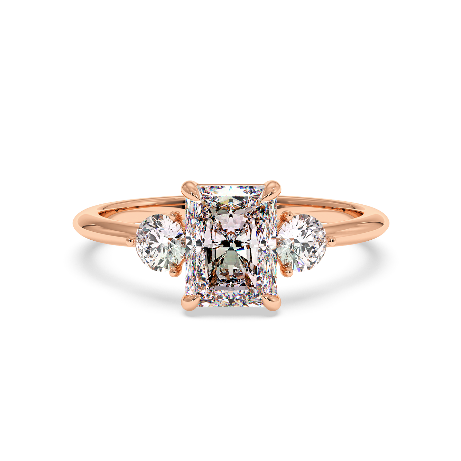 18K Rose Gold Aida Engagement Ring