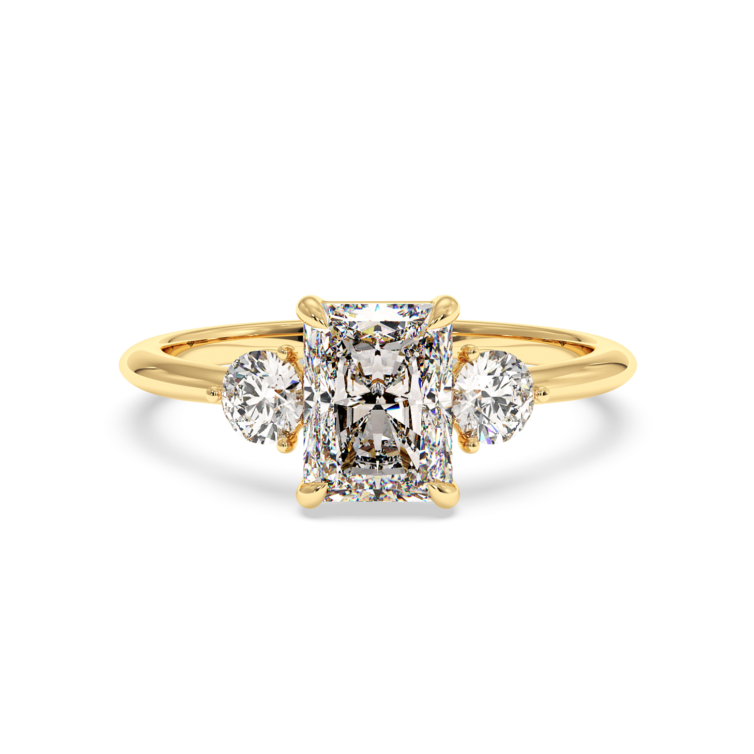 18K Yellow Gold Aida Engagement Ring