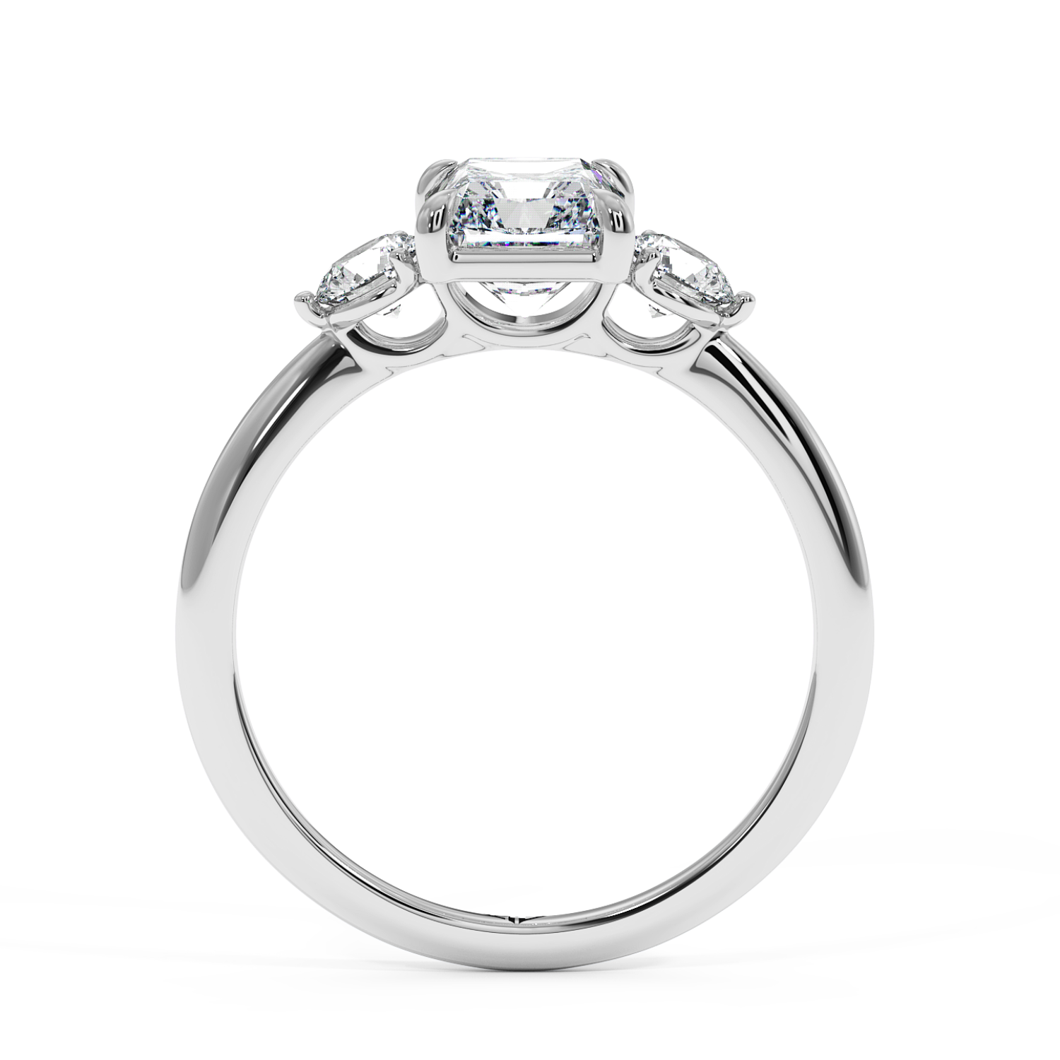 18K White Gold Aida Engagement Ring