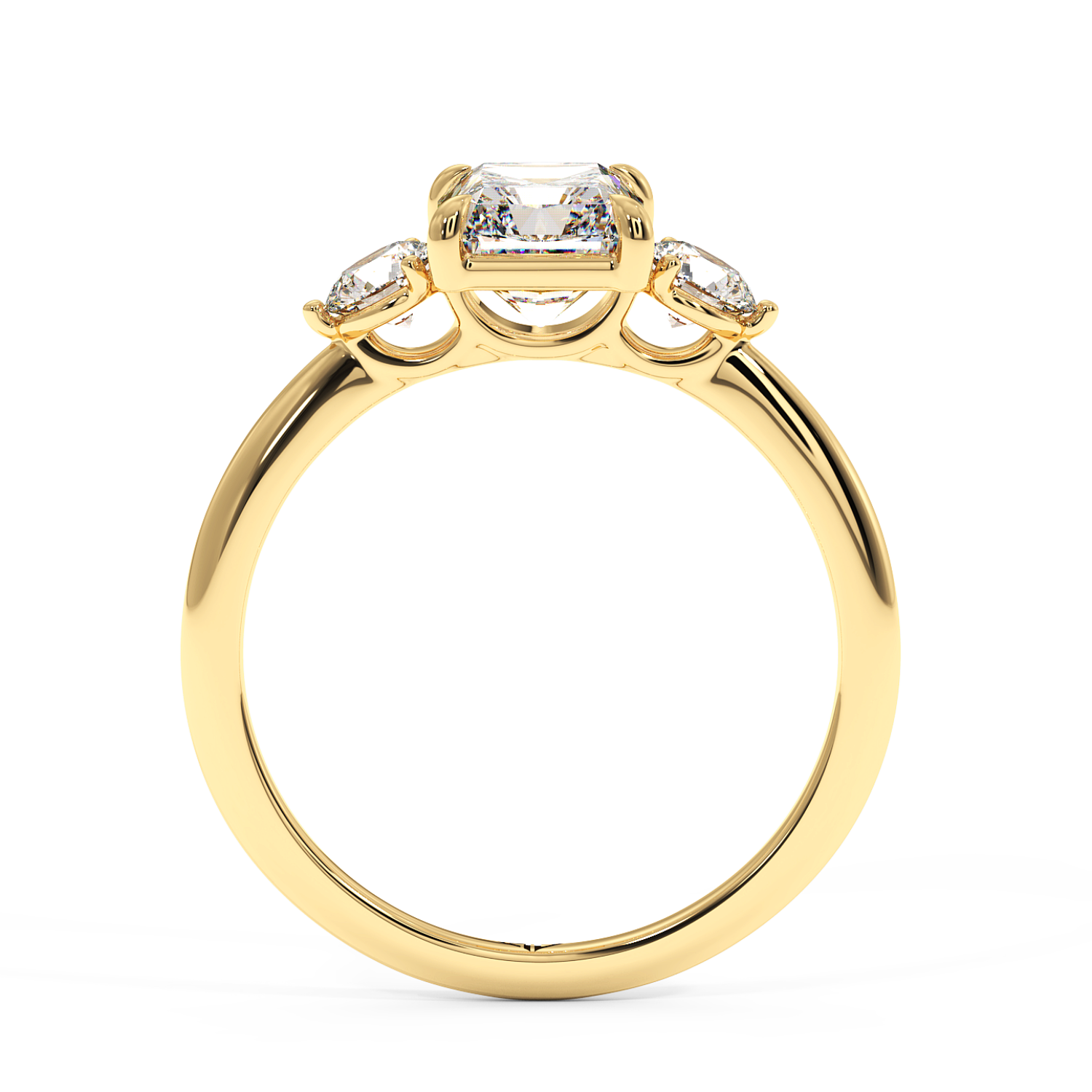 18K Yellow Gold Aida Engagement Ring