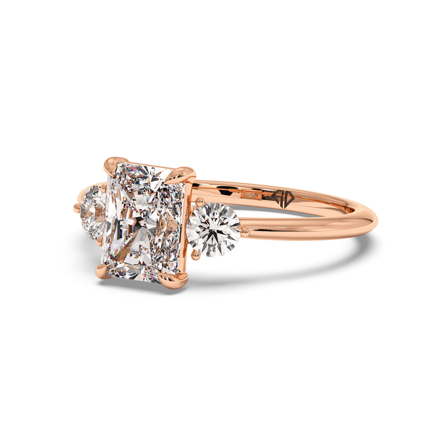 18K Rose Gold Aida Engagement Ring