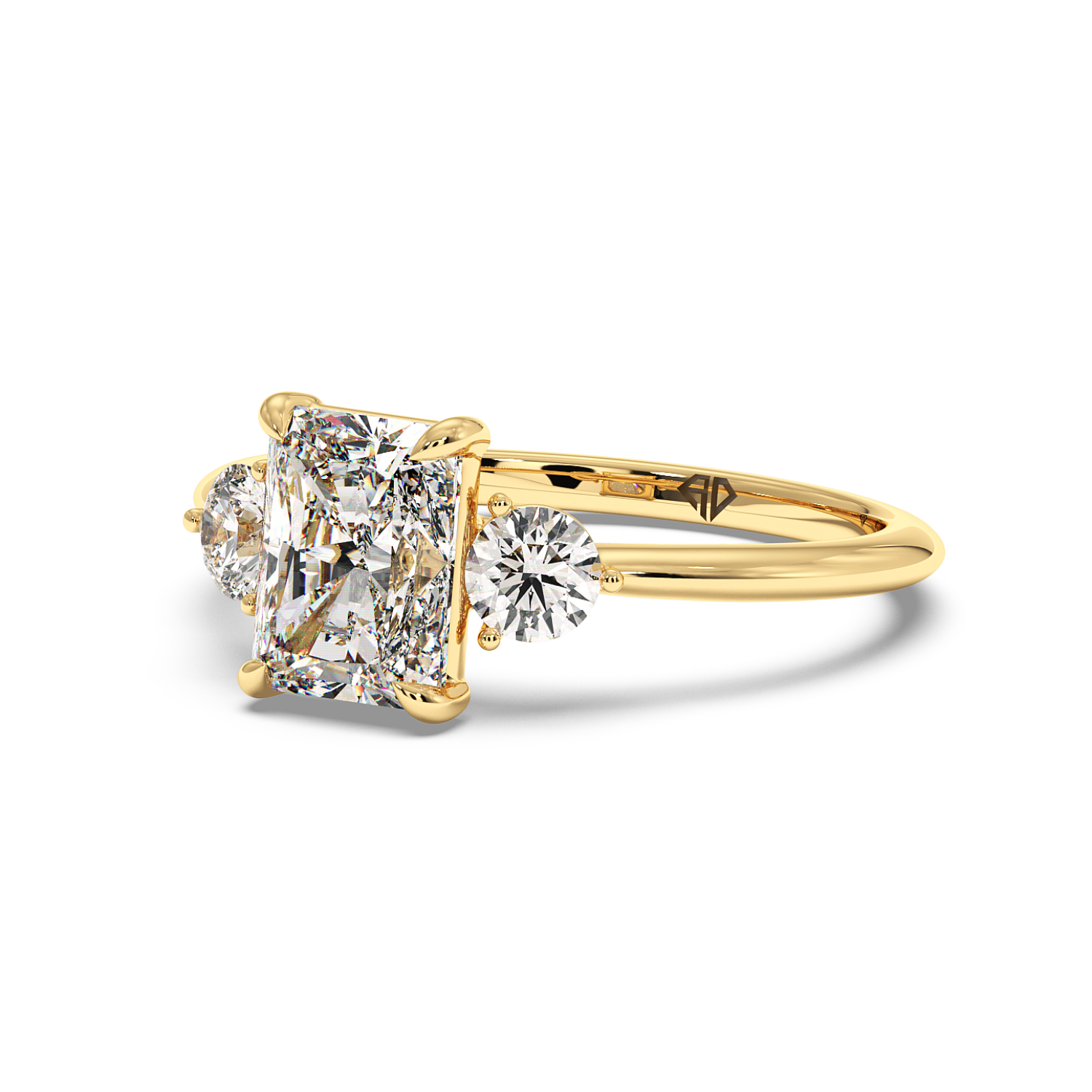 18K Yellow Gold Aida Engagement Ring